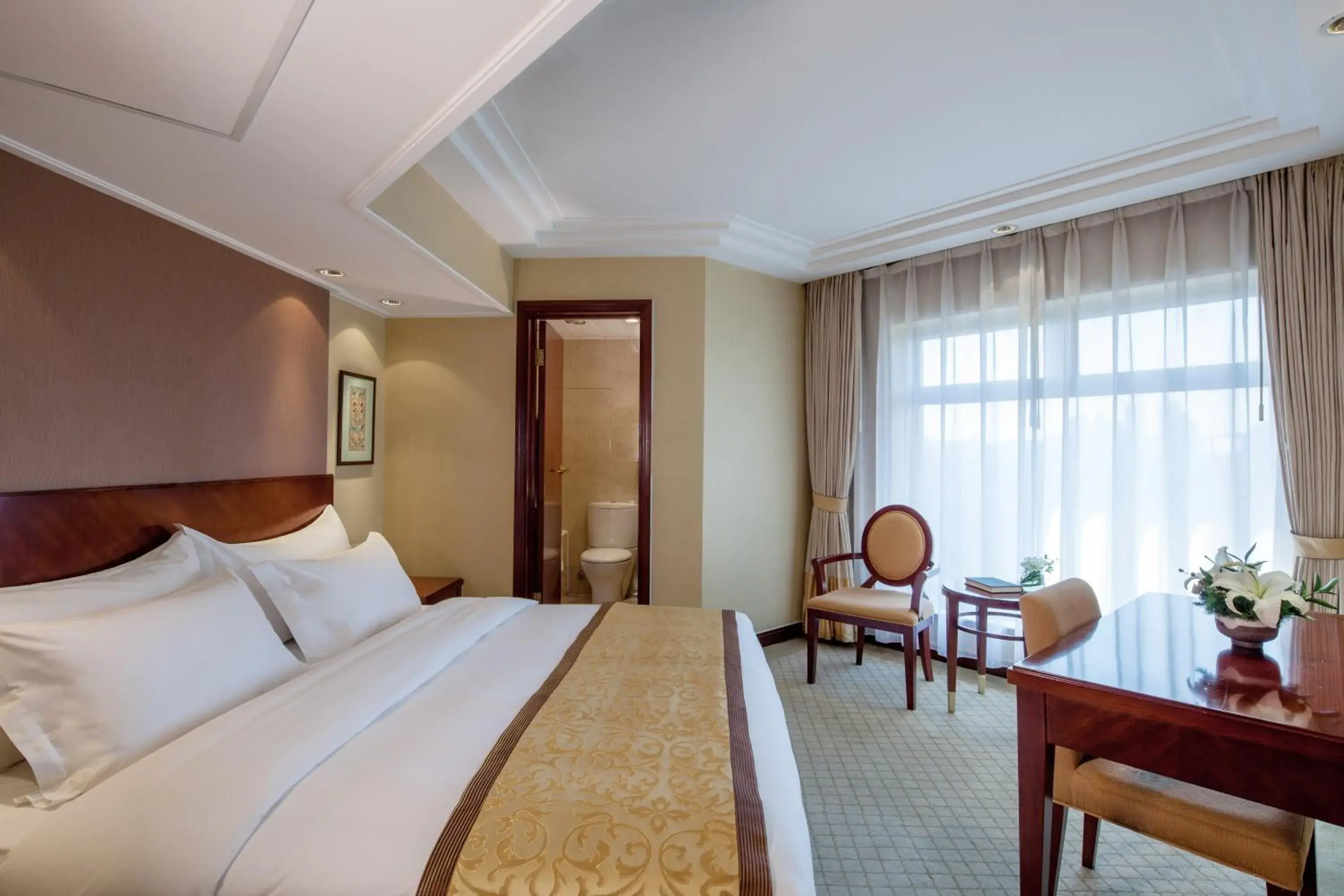 Photo of the whole room, Bed in Beijing Landmark Towers Photo of the whole room, Bed in Beijing Landmark Towers