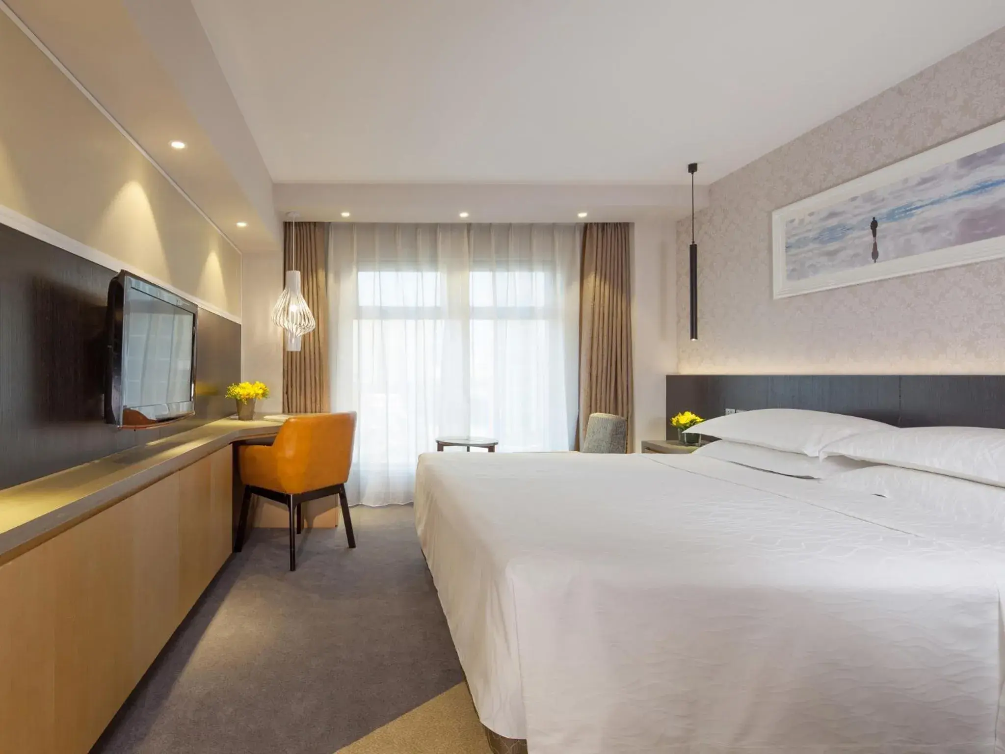 Photo of the whole room, Bed in Beijing Landmark Towers Photo of the whole room, Bed in Beijing Landmark Towers