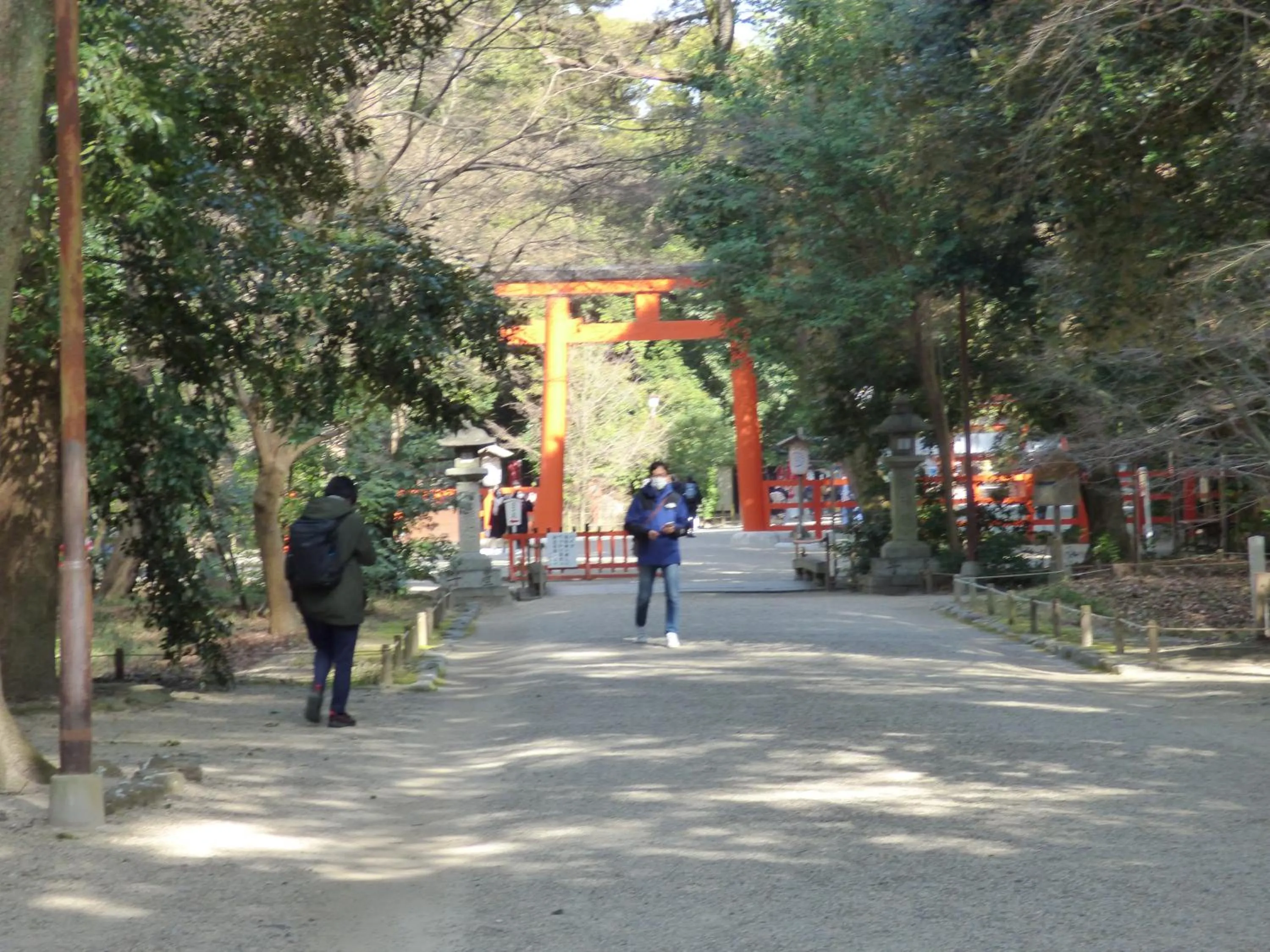 Nearby landmark in Guesthouse Hyakumanben Cross