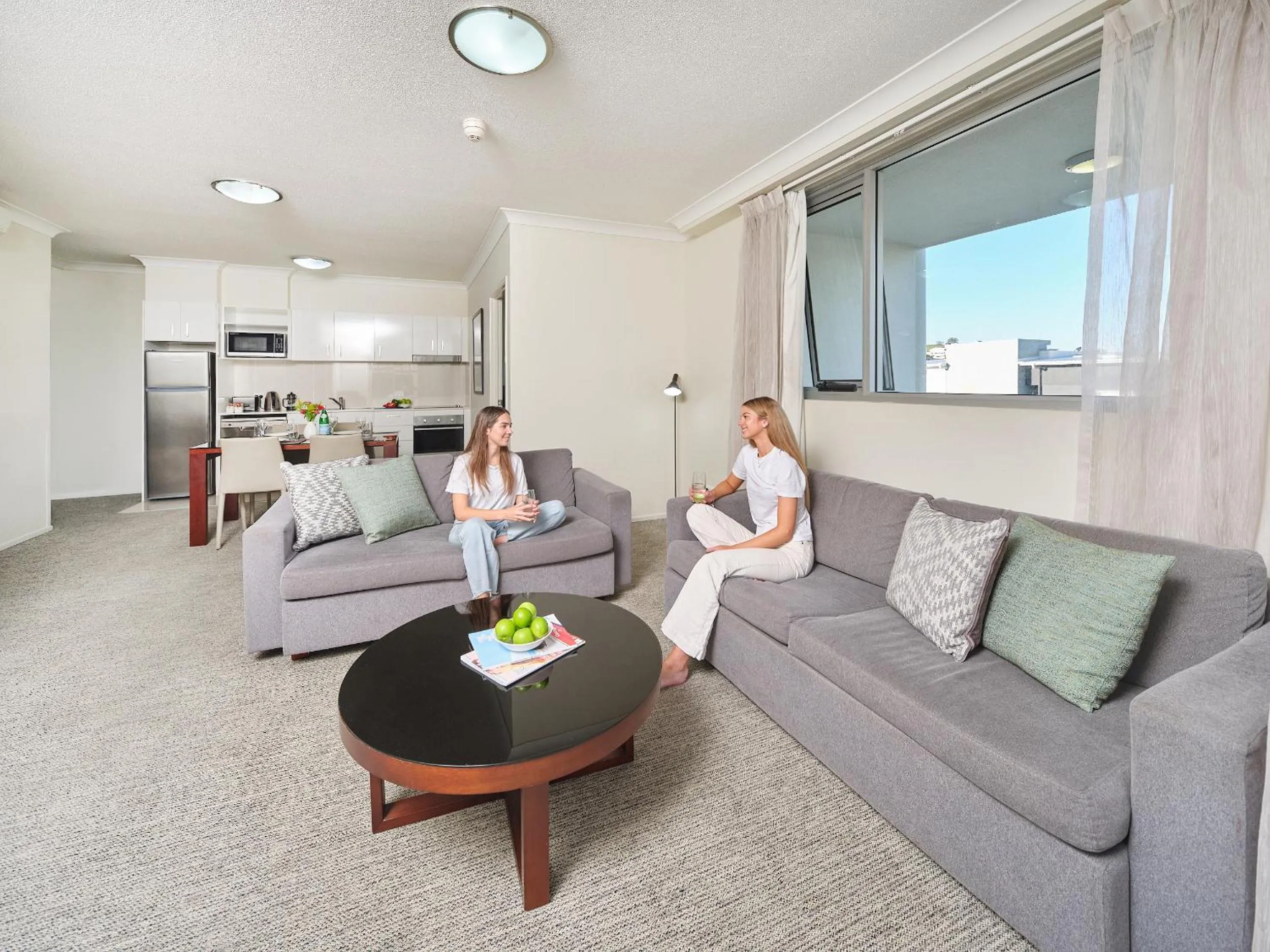 Living room in Quest Breakfast Creek