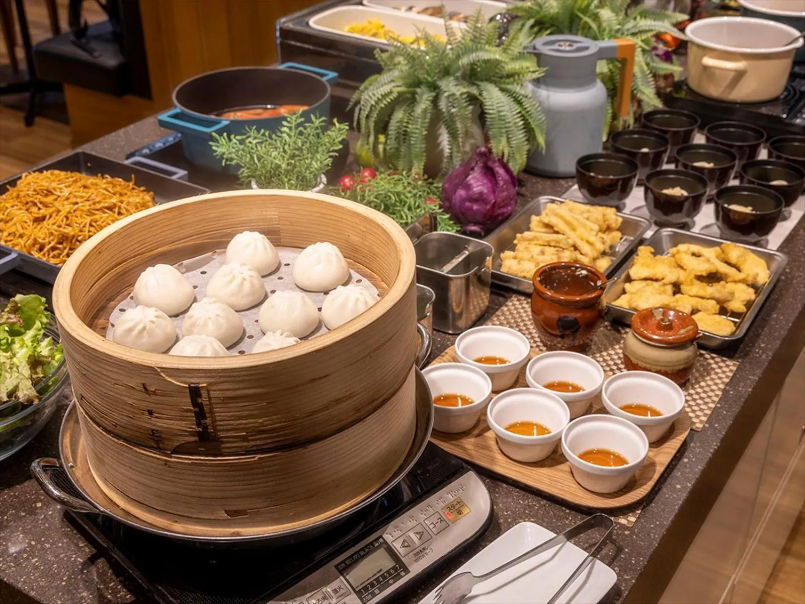 Buffet breakfast in Hotel Gracery Osaka Namba