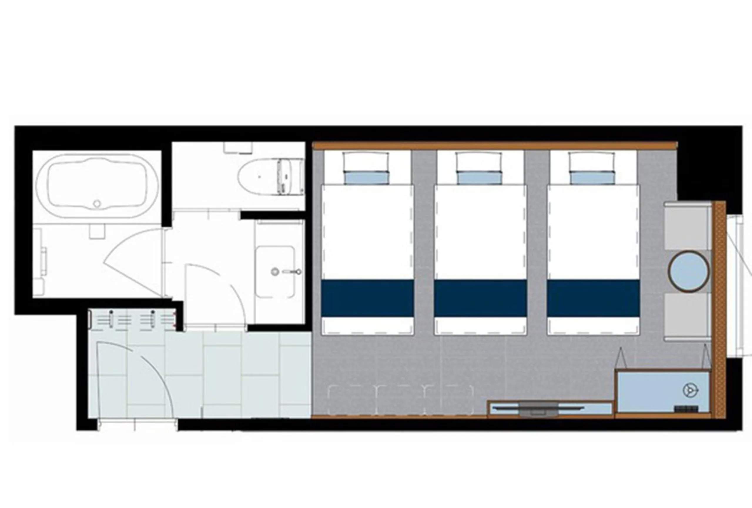 Photo of the whole room in Hotel Gracery Osaka Namba