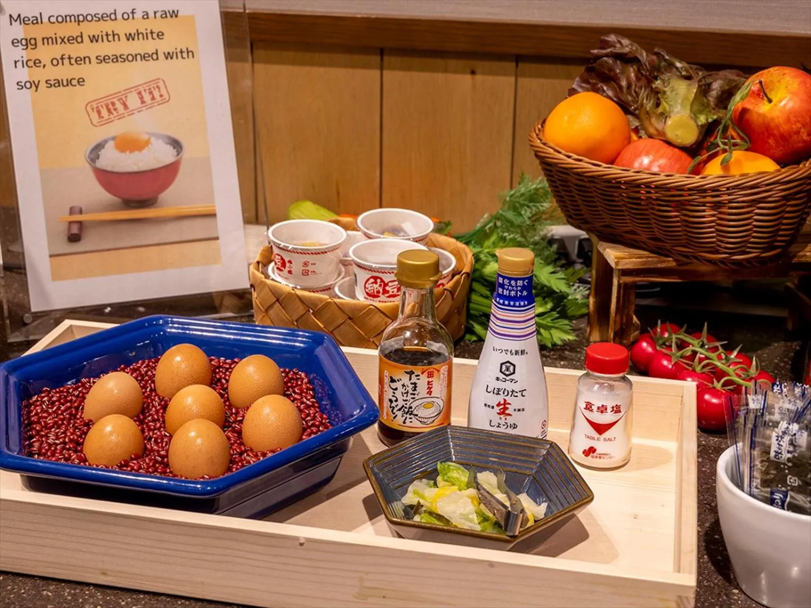 Buffet breakfast in Hotel Gracery Osaka Namba