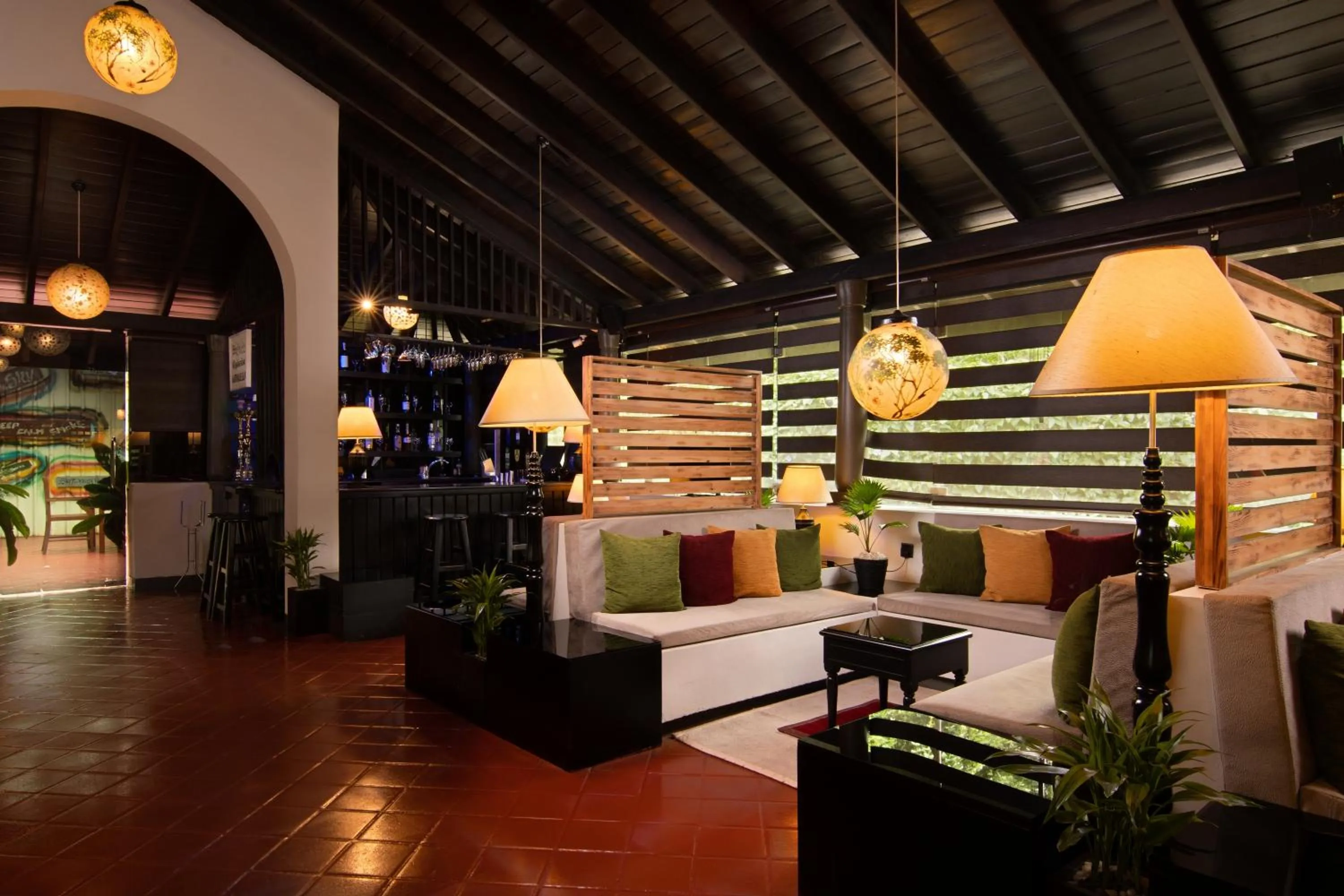 Lounge or bar in EKHO Ella - A Divine View of Ella Gap