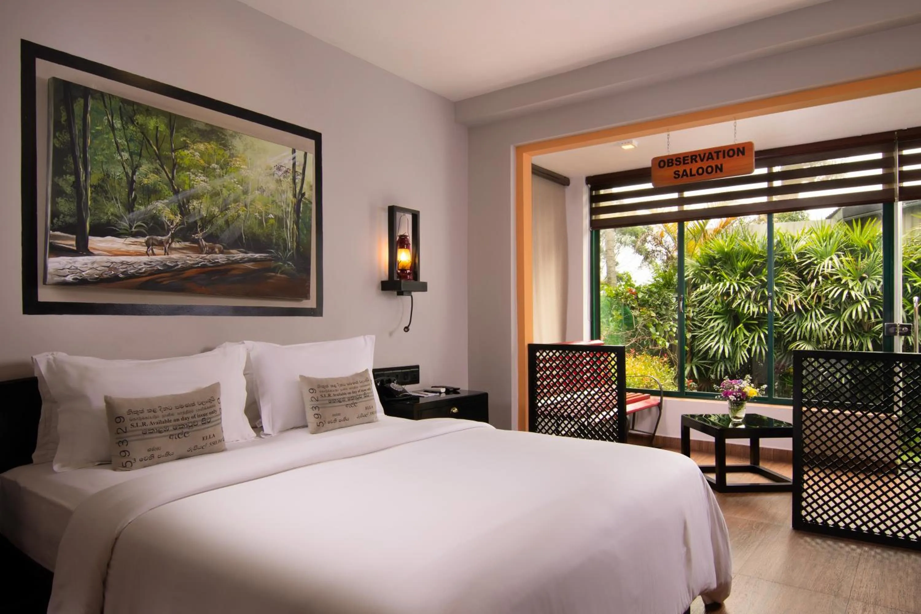 Garden view, Bed in EKHO Ella - A Divine View of Ella Gap