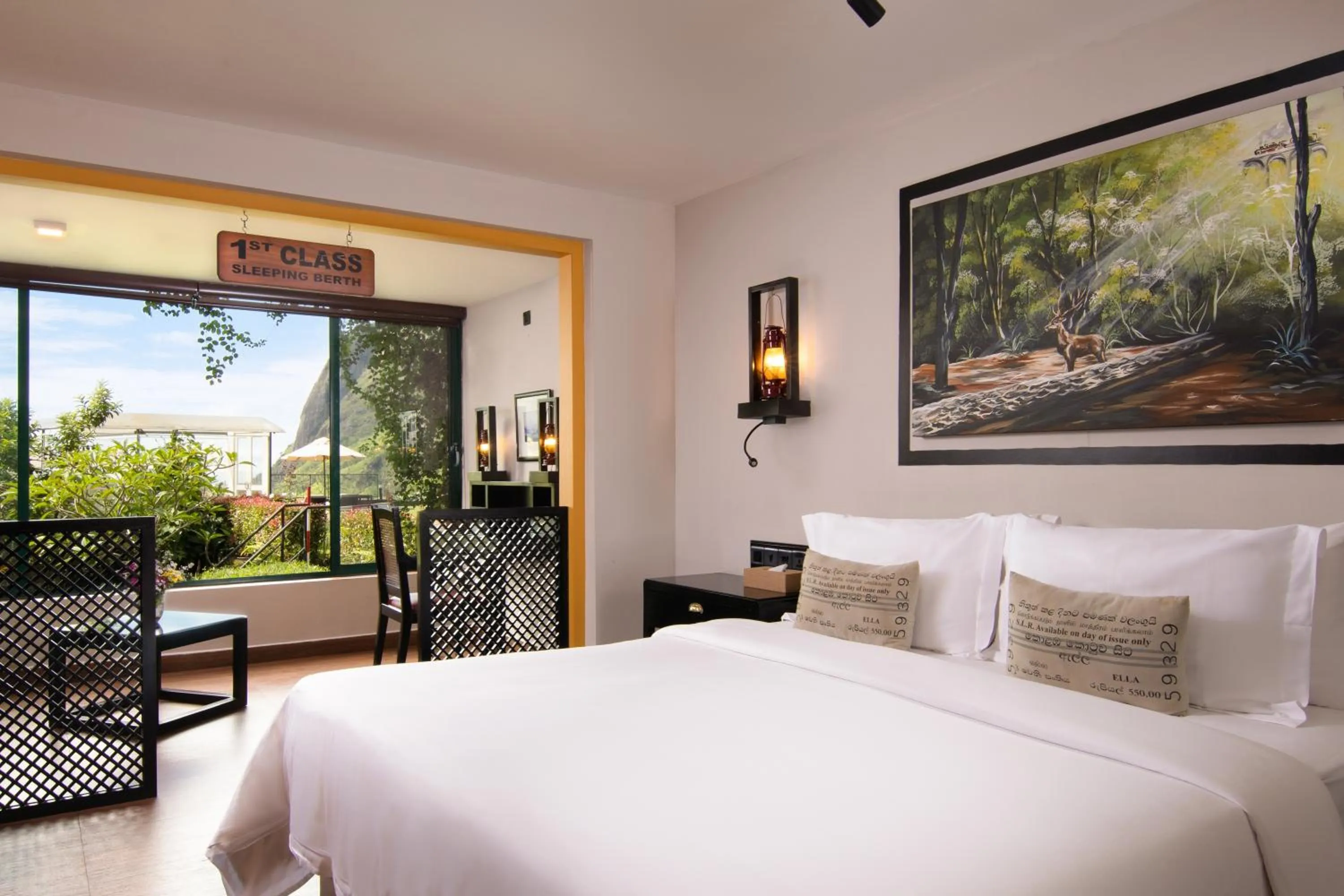 View (from property/room), Bed in EKHO Ella - A Divine View of Ella Gap