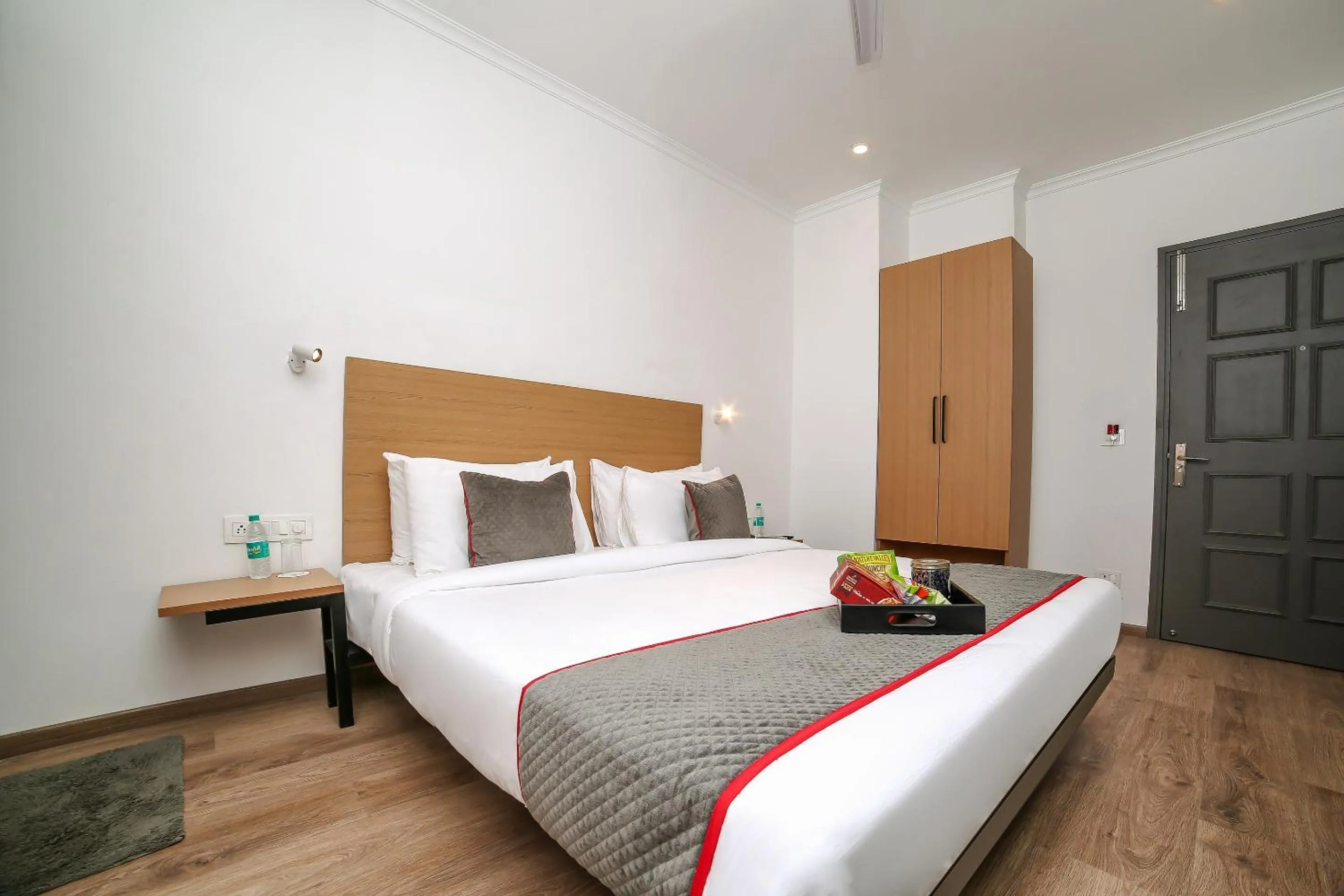 Bedroom, Bed in Townhouse Chattarpur Opp. Tivoli Garden Near Chhatarpur Metro Station