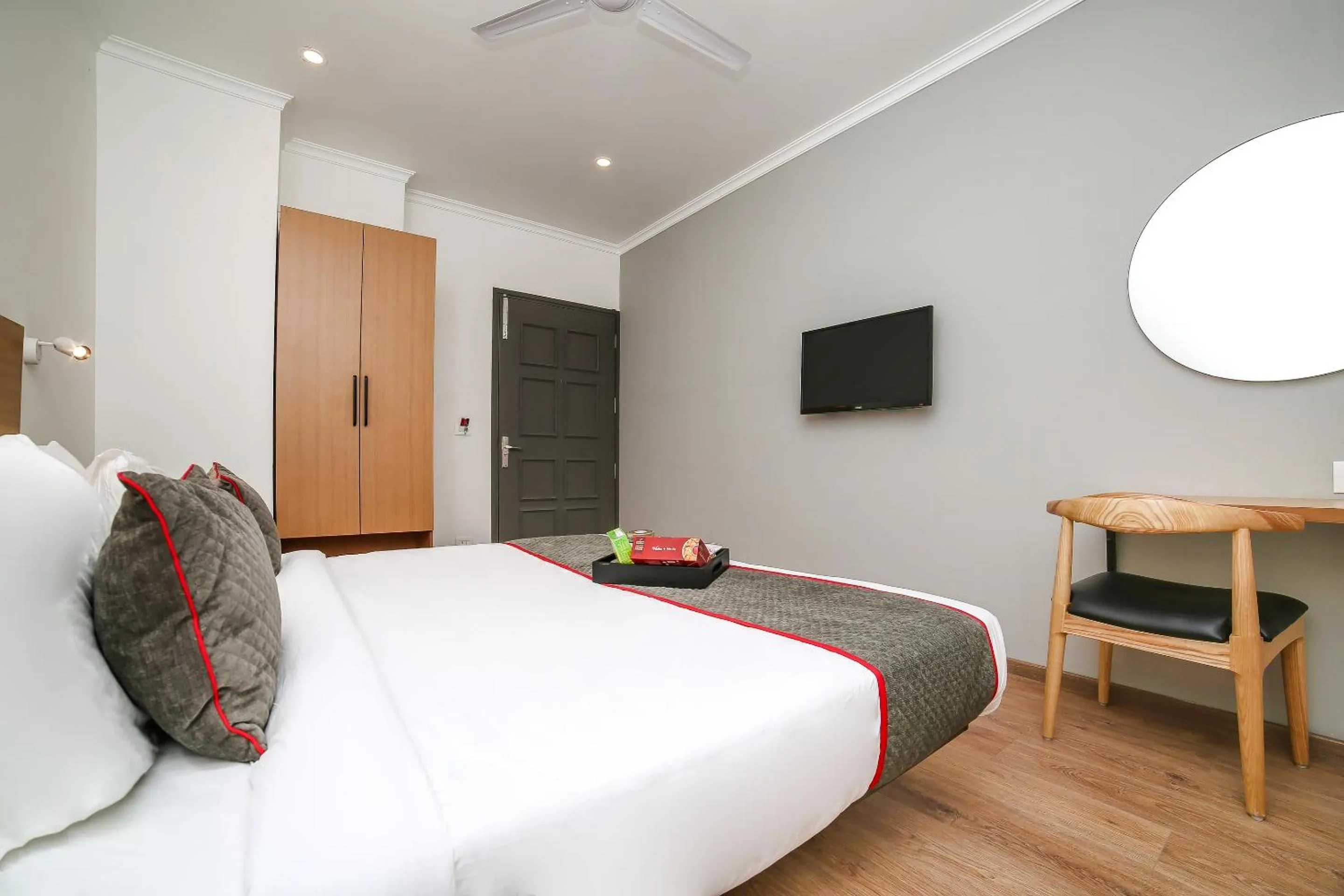 Bedroom, Bed in Townhouse Chattarpur Opp. Tivoli Garden Near Chhatarpur Metro Station