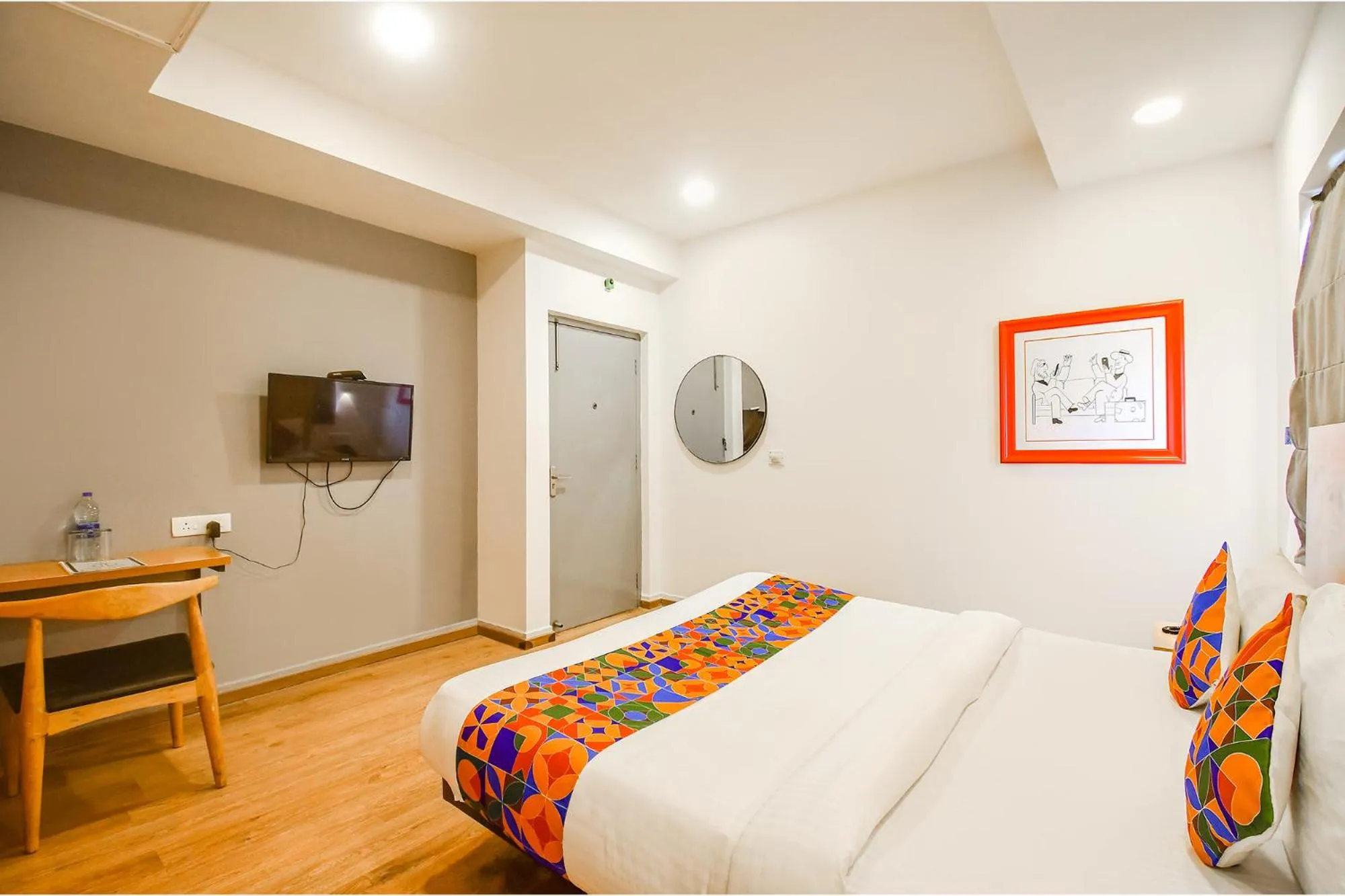 Bed in FabHotel Airport Green Arcade - near Kolkata Airport