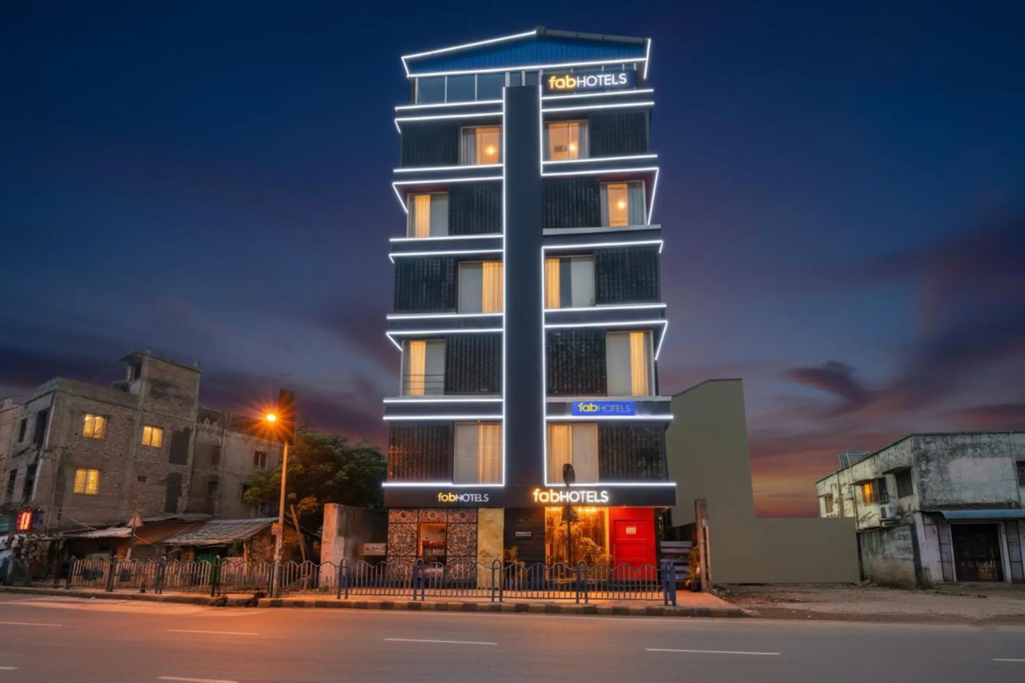 Property building in FabHotel Airport Green Arcade - near Kolkata Airport