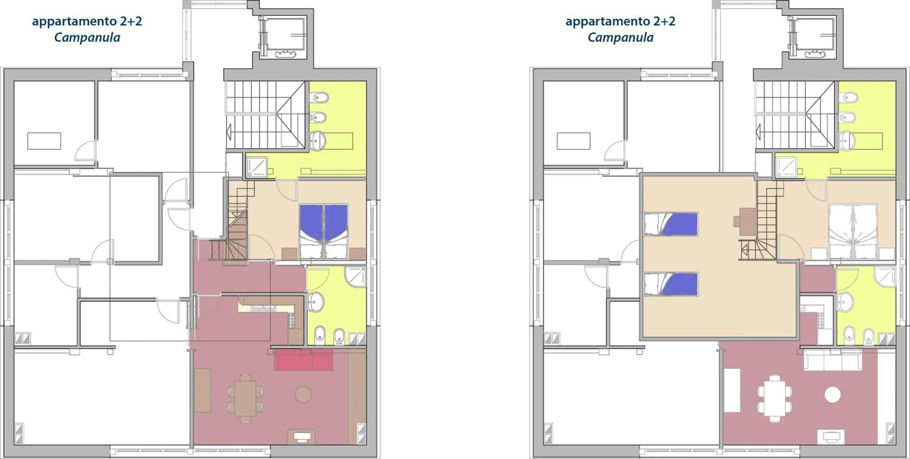 Floor plan in Residenza Domino