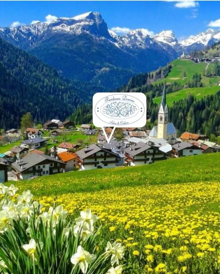 Garden view in Residenza Domino