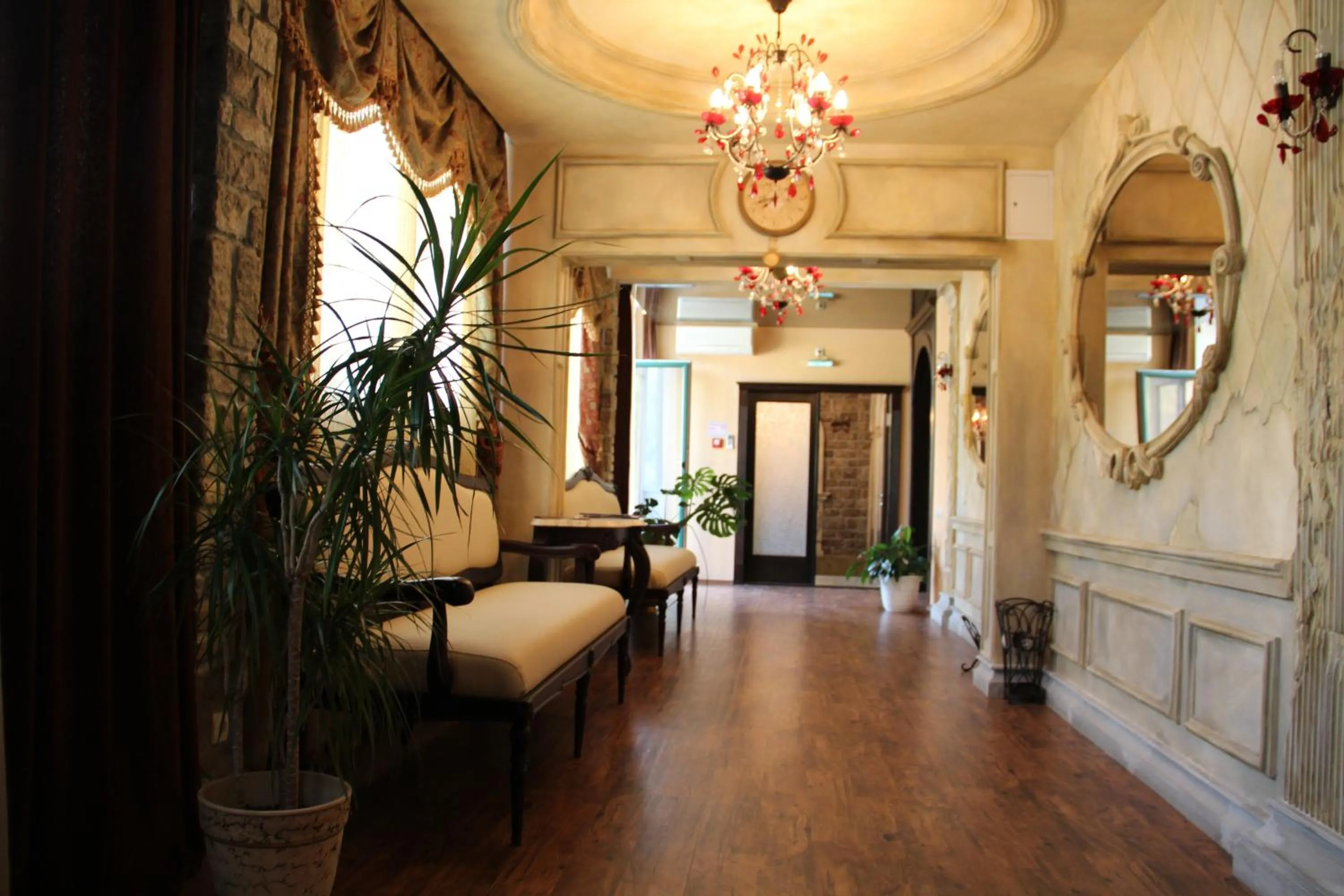 Decorative detail in Hotel Meduza