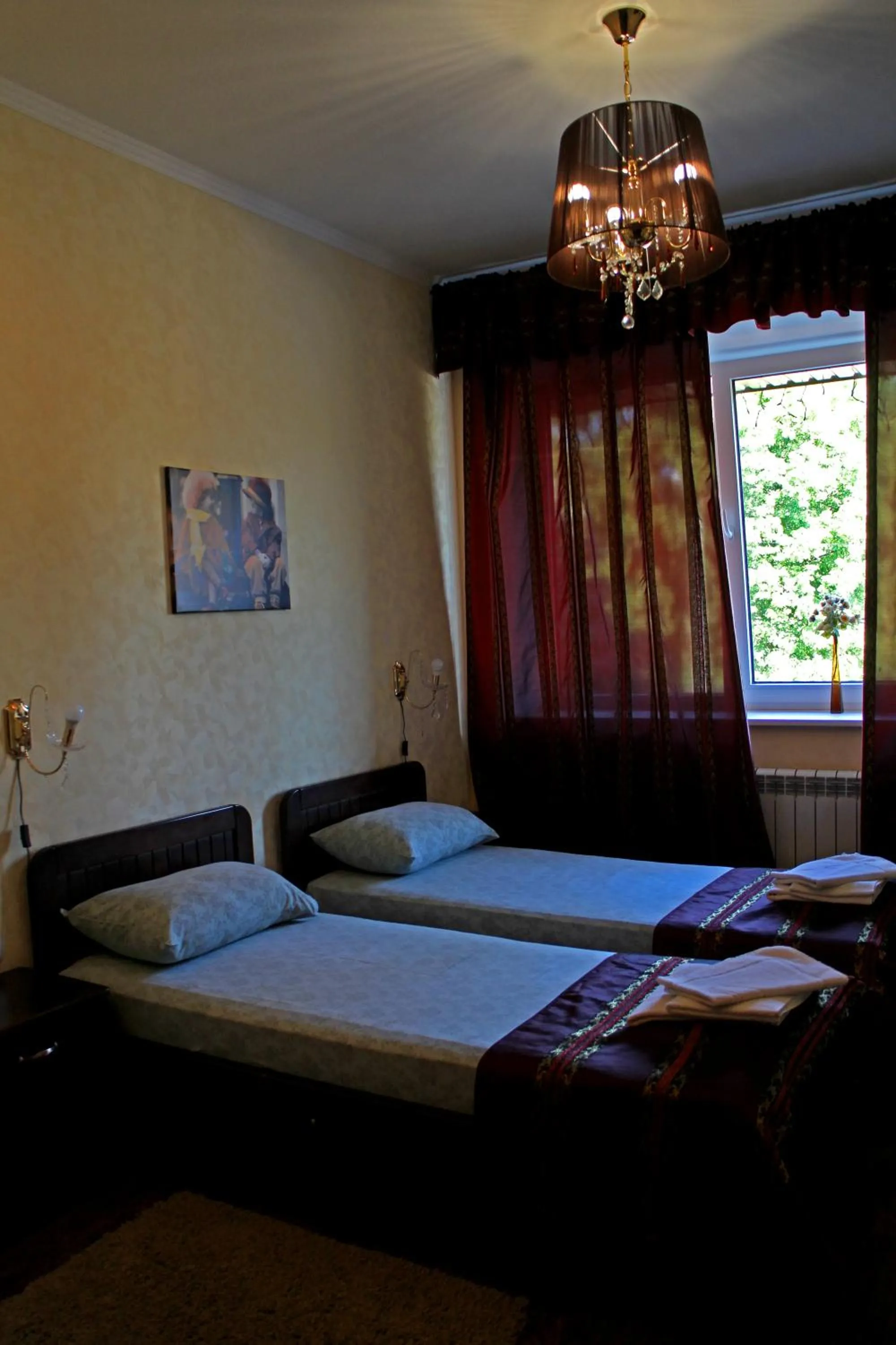 Bed in Hotel Meduza