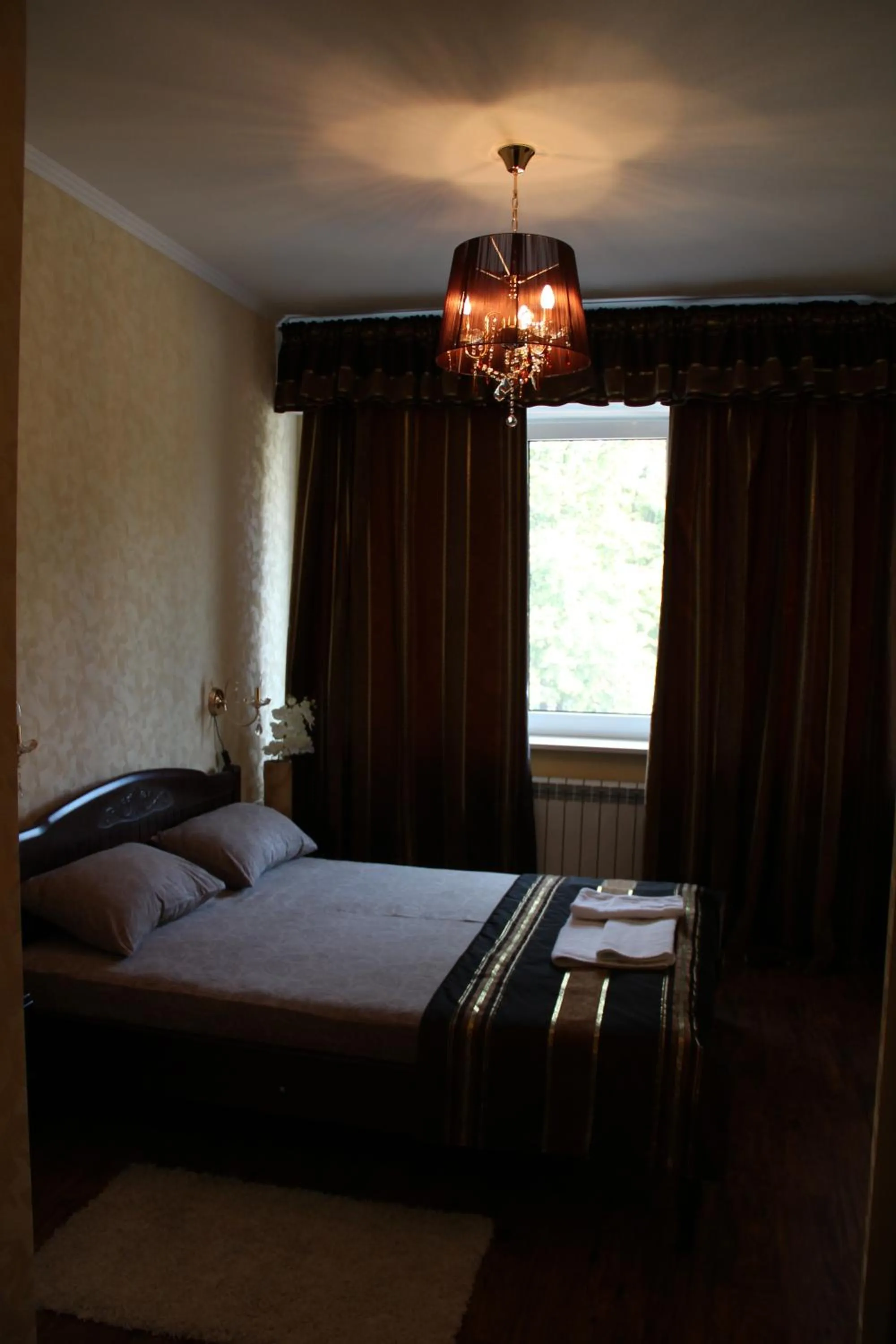 Decorative detail, Bed in Hotel Meduza