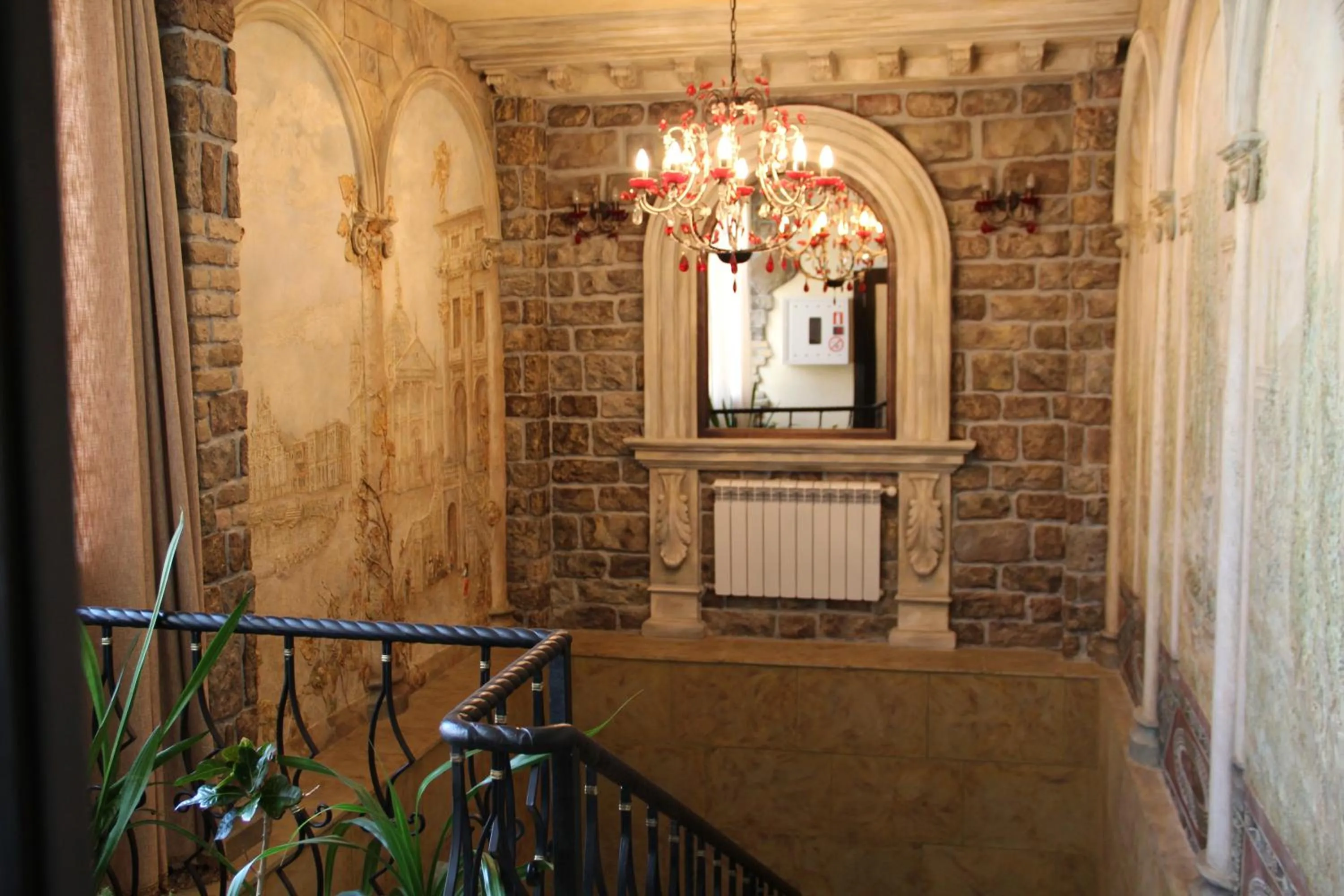 Decorative detail in Hotel Meduza