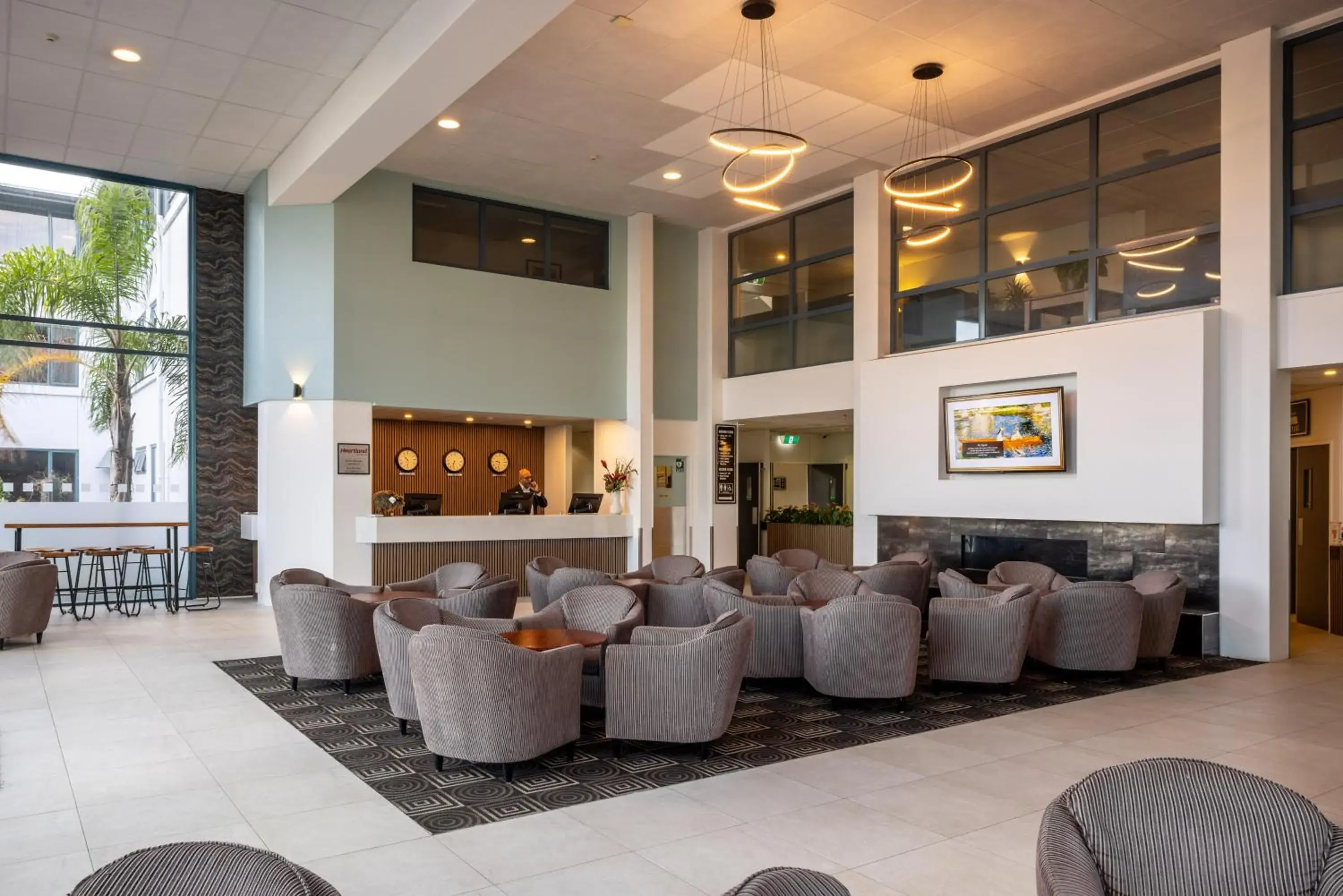 Lobby or reception in Heartland Hotel Auckland Airport Lobby or reception in Heartland Hotel Auckland Airport