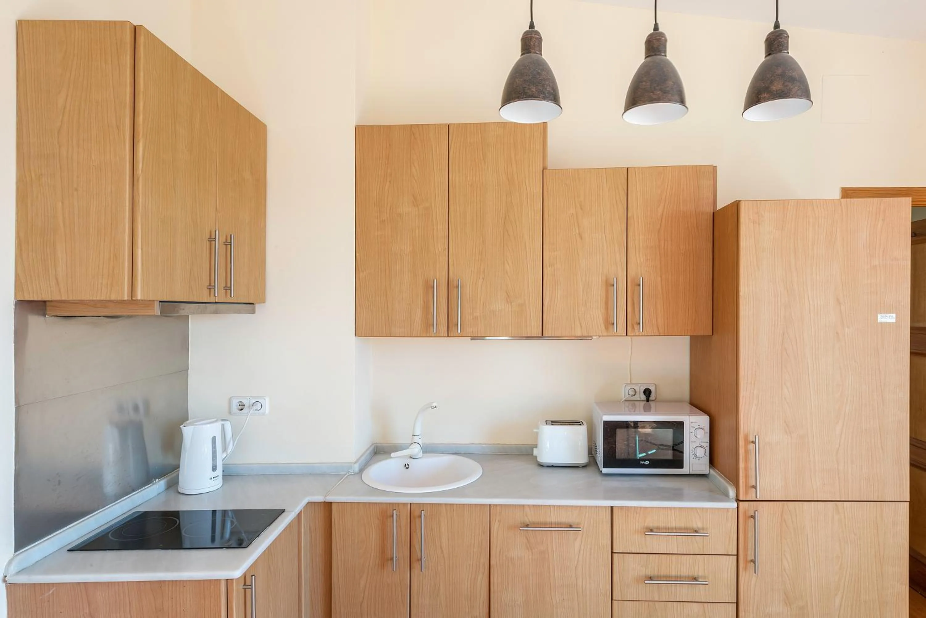 Kitchen or kitchenette in Ático en el centro con terraza