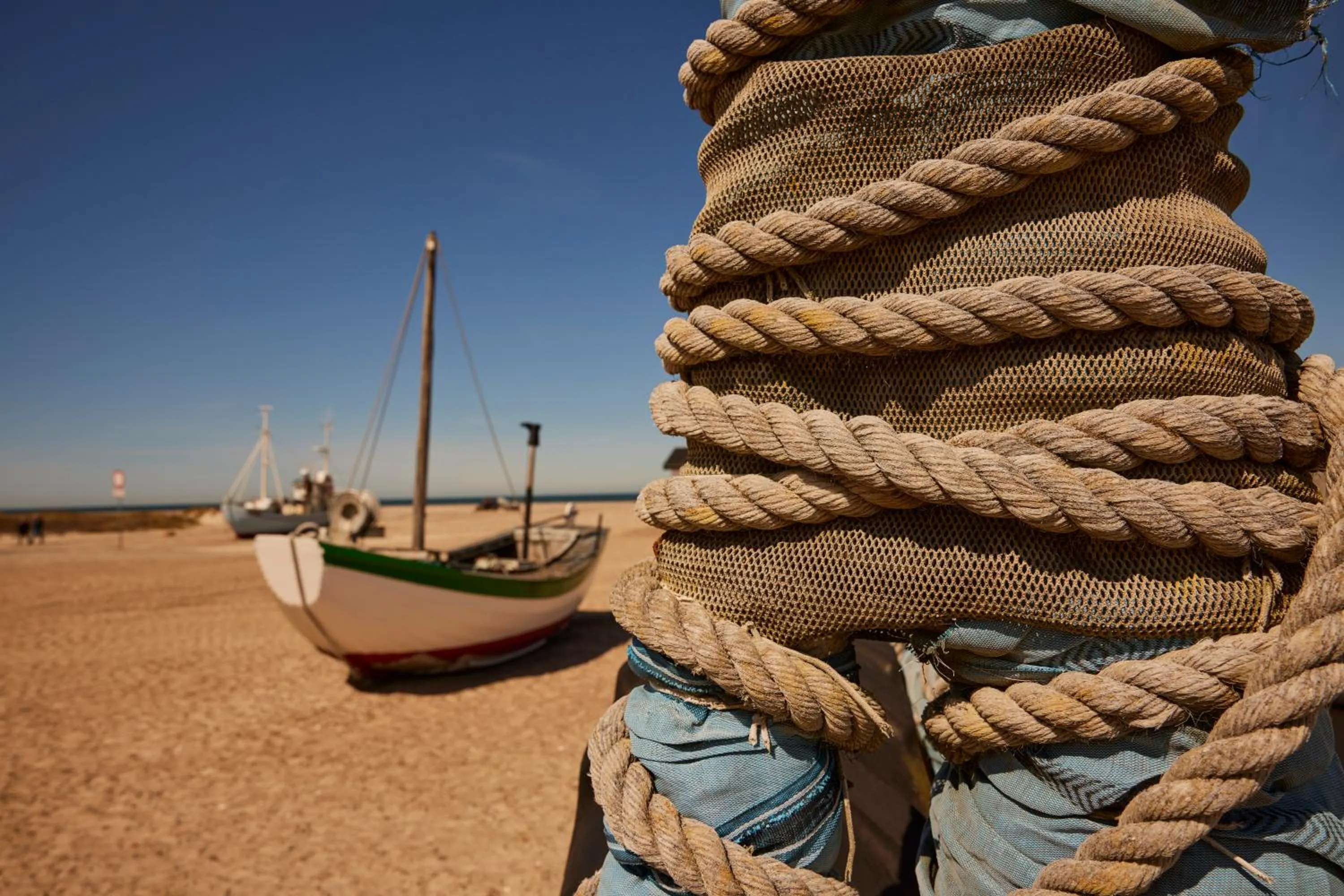 Beach in Strandhotel Klitrosen