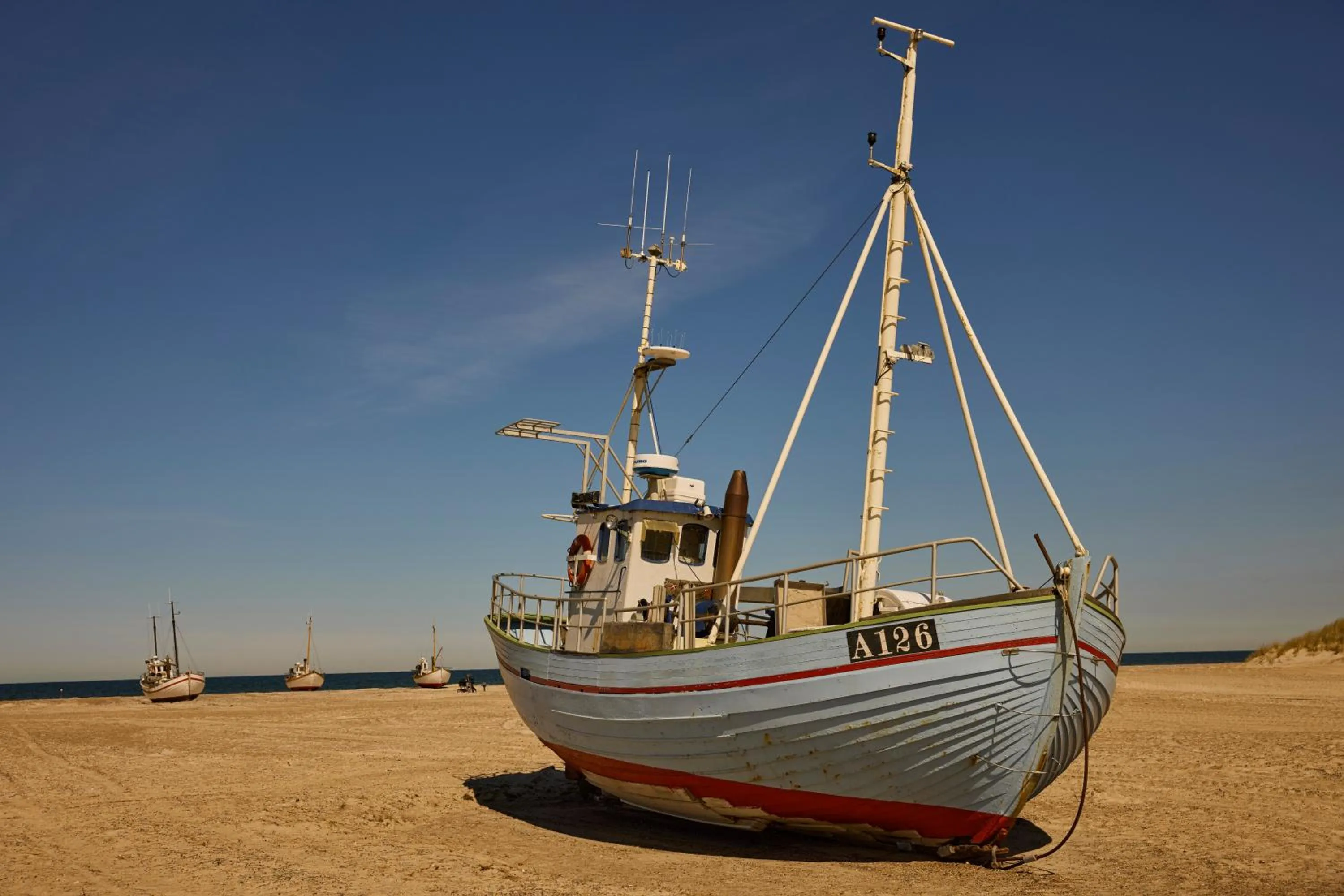 Beach in Strandhotel Klitrosen