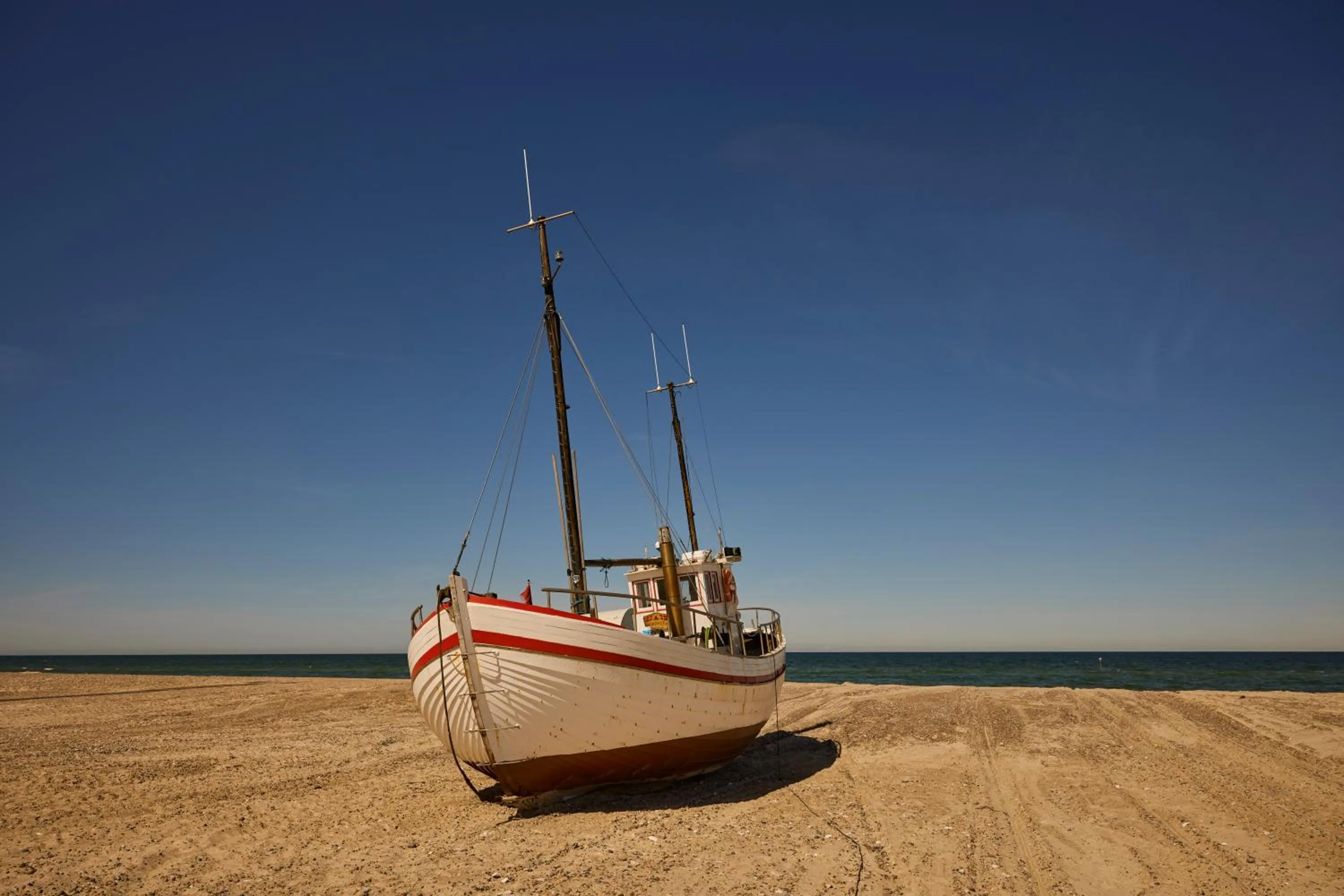 Beach in Strandhotel Klitrosen