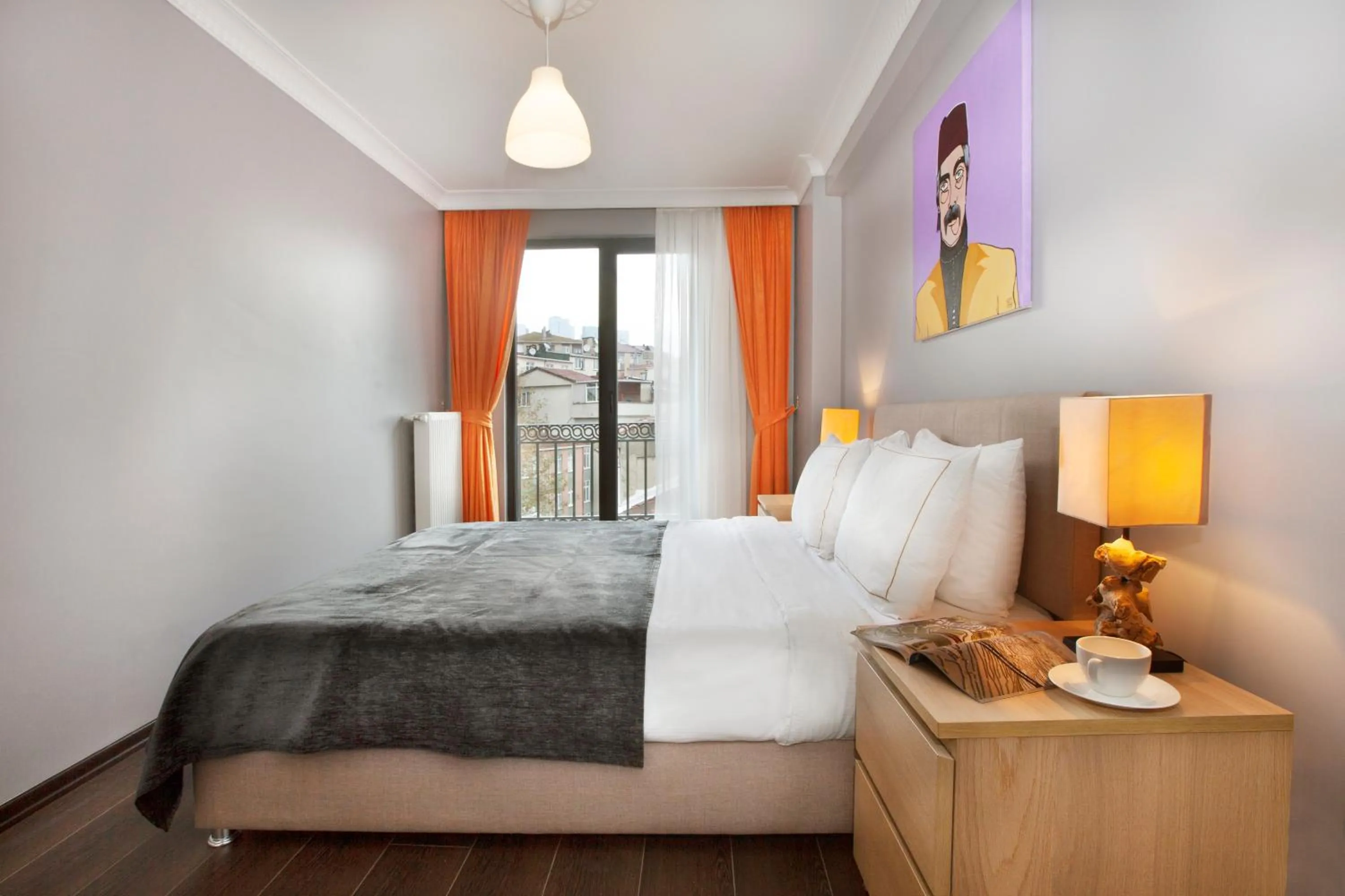 Bedroom in Nisantasi Residence