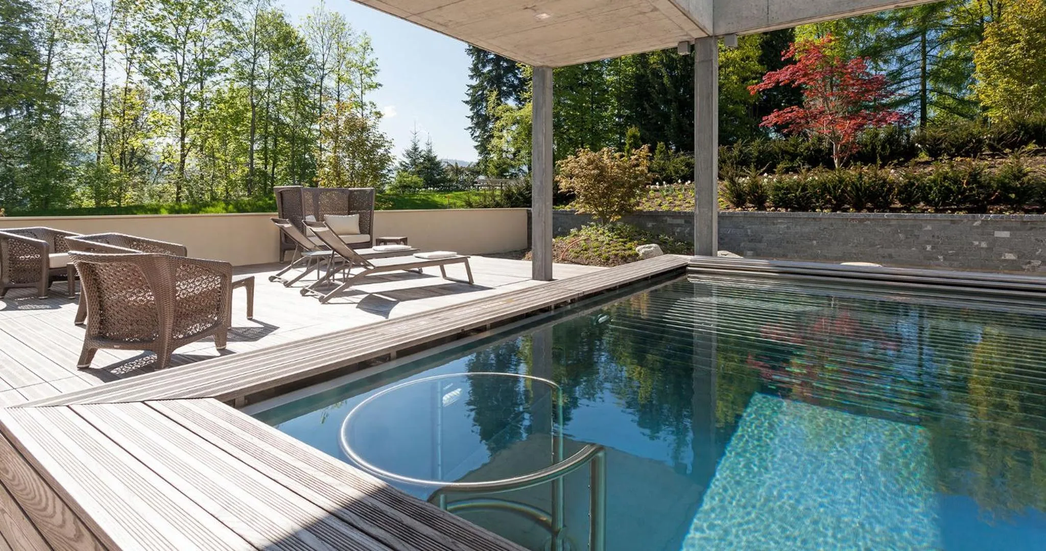 Hot Tub in Oberwaid - Das Hotel.