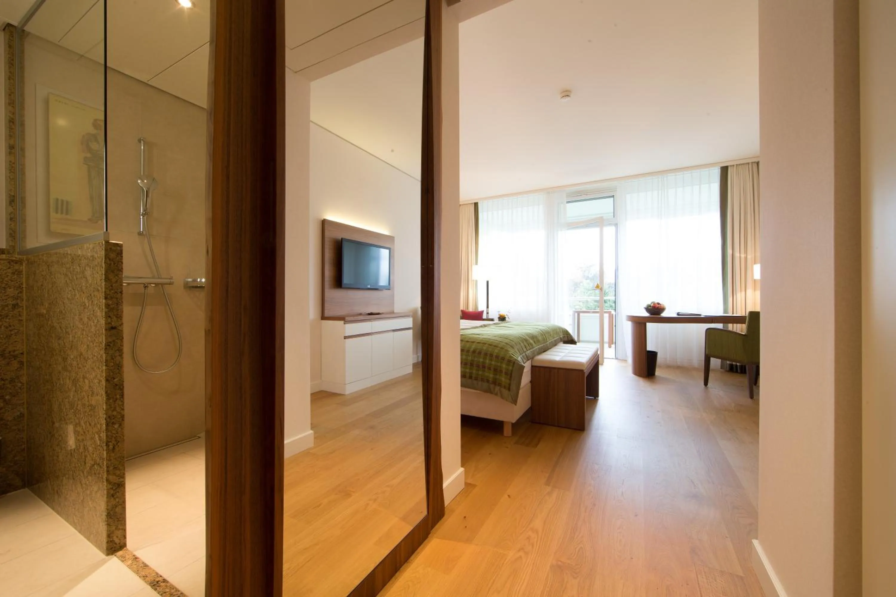 Photo of the whole room, Bed in Oberwaid - Das Hotel.