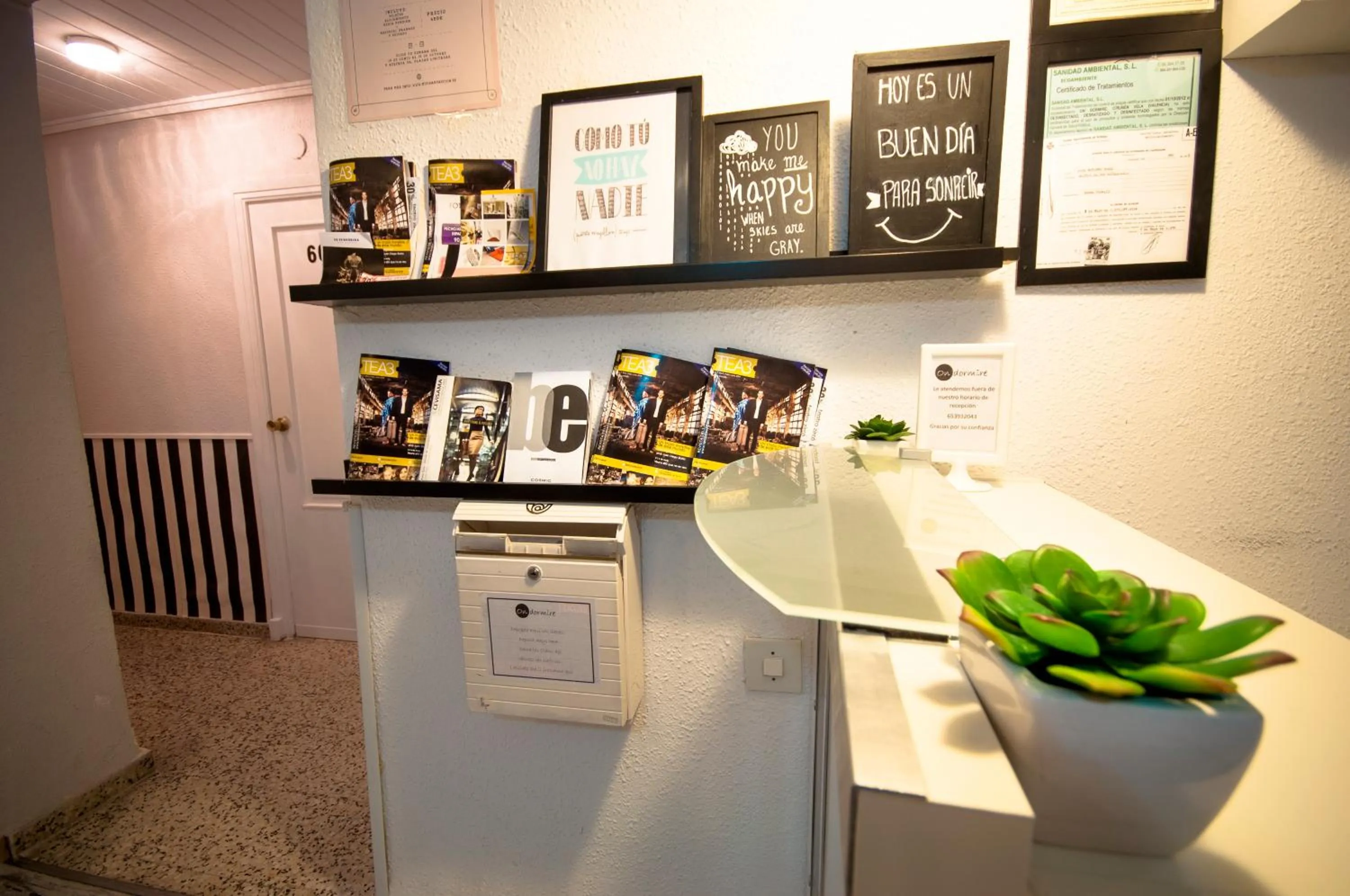 Internal: Not applicable to any particular room in Hostal On Dormire Valencia