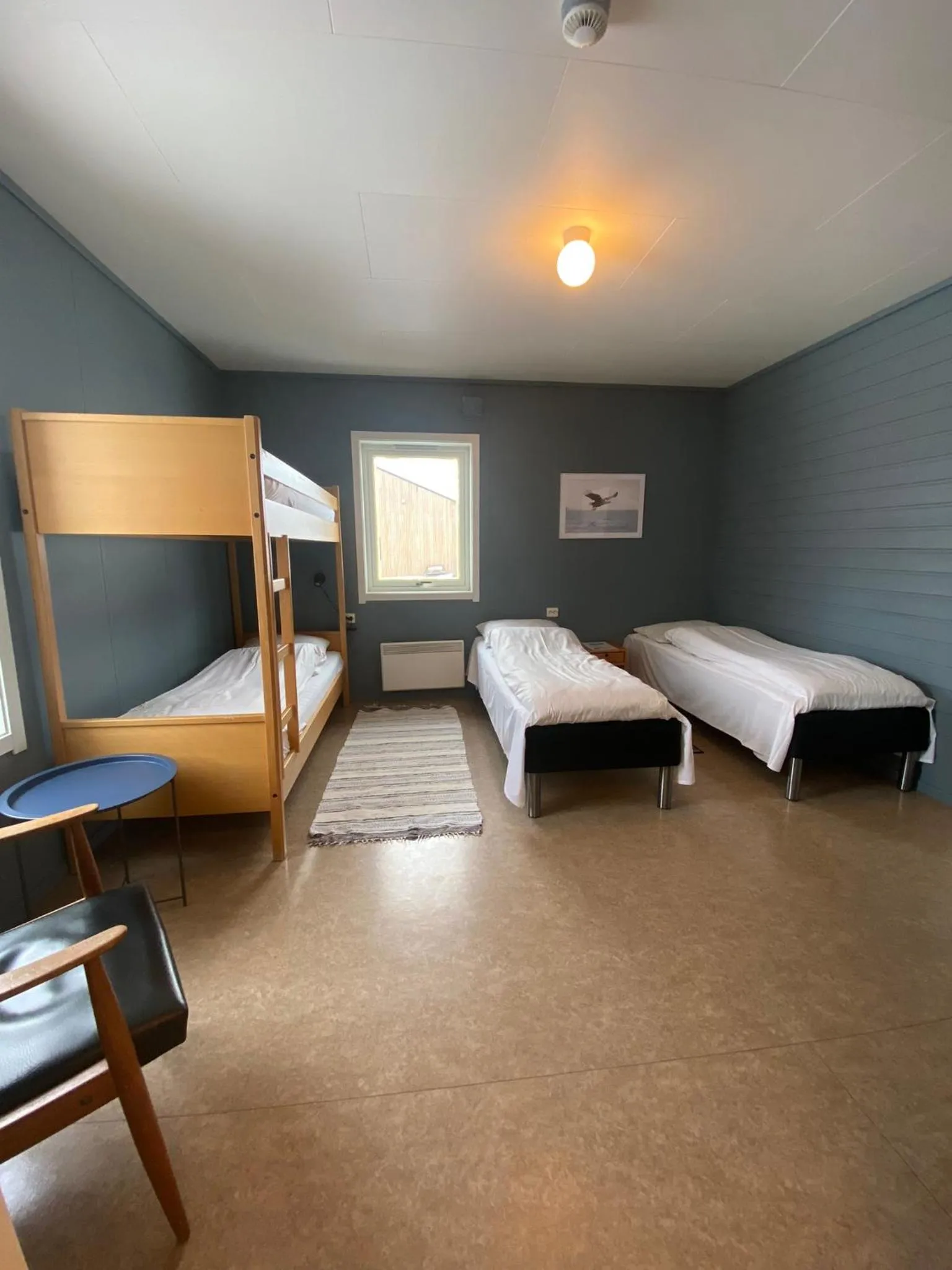 Photo of the whole room, Bed in Skoghus