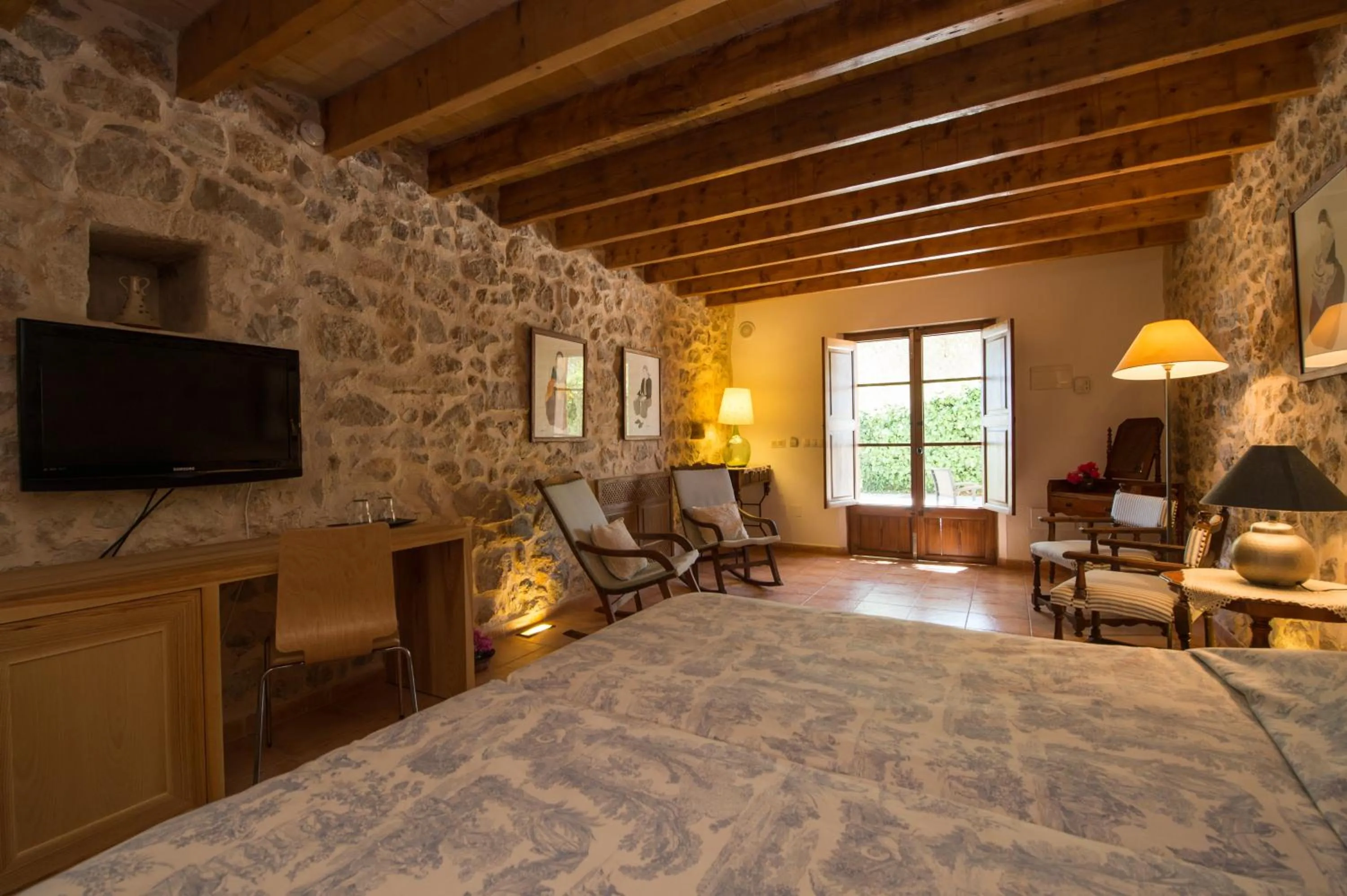 Bedroom, Bed in Agroturismo Can Feliu