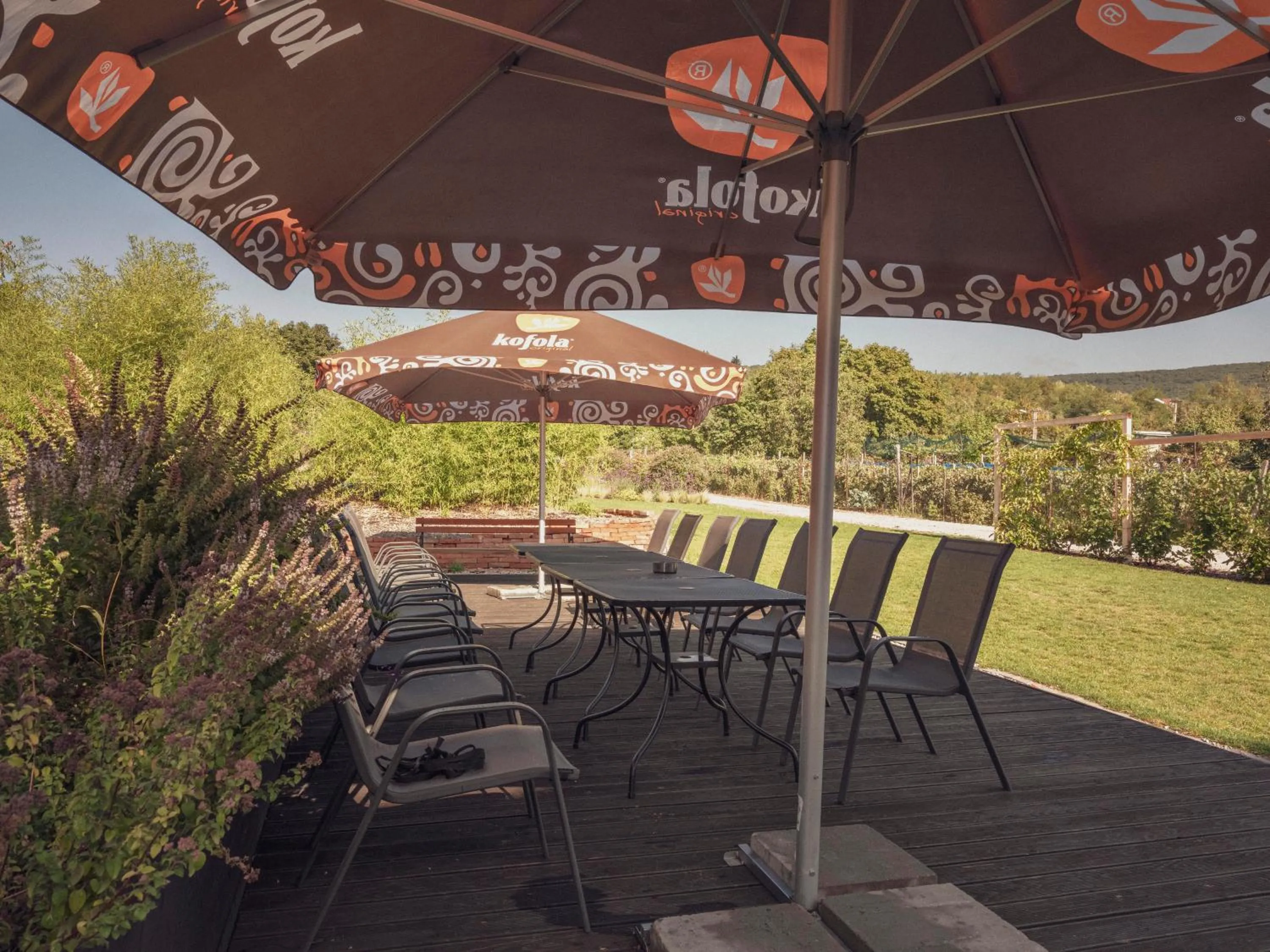 Garden in BIVIO hotel