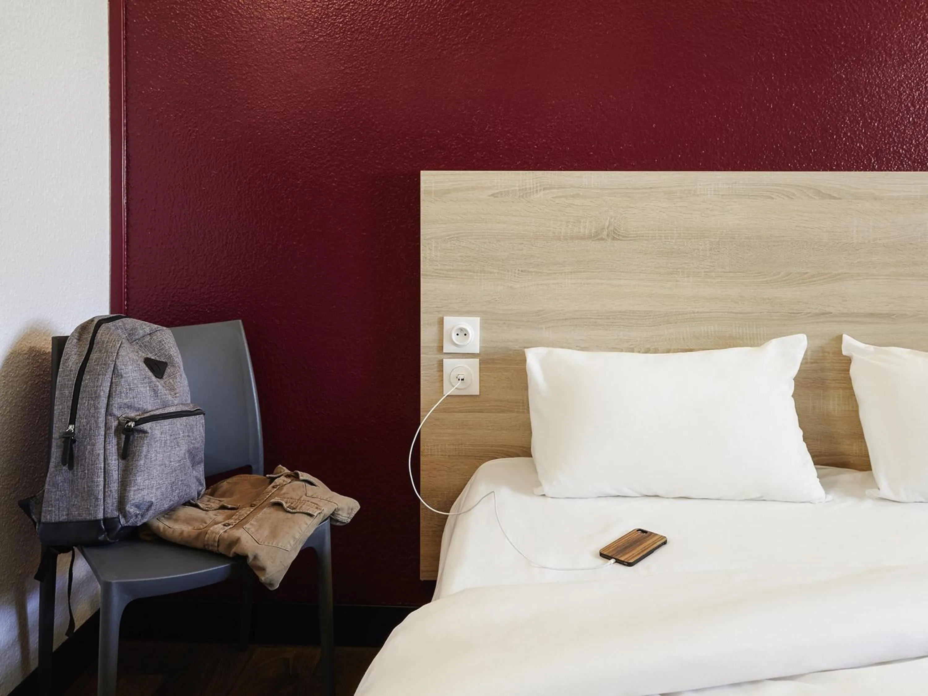 Bedroom, Bed in hotelF1 Dole