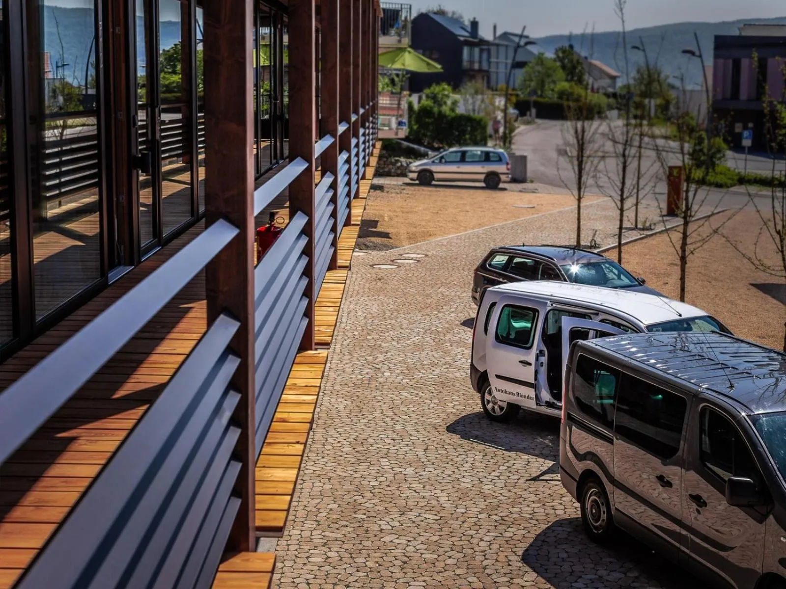 Inner courtyard view in Ferienwohnungen Boardinghouse Bodensee