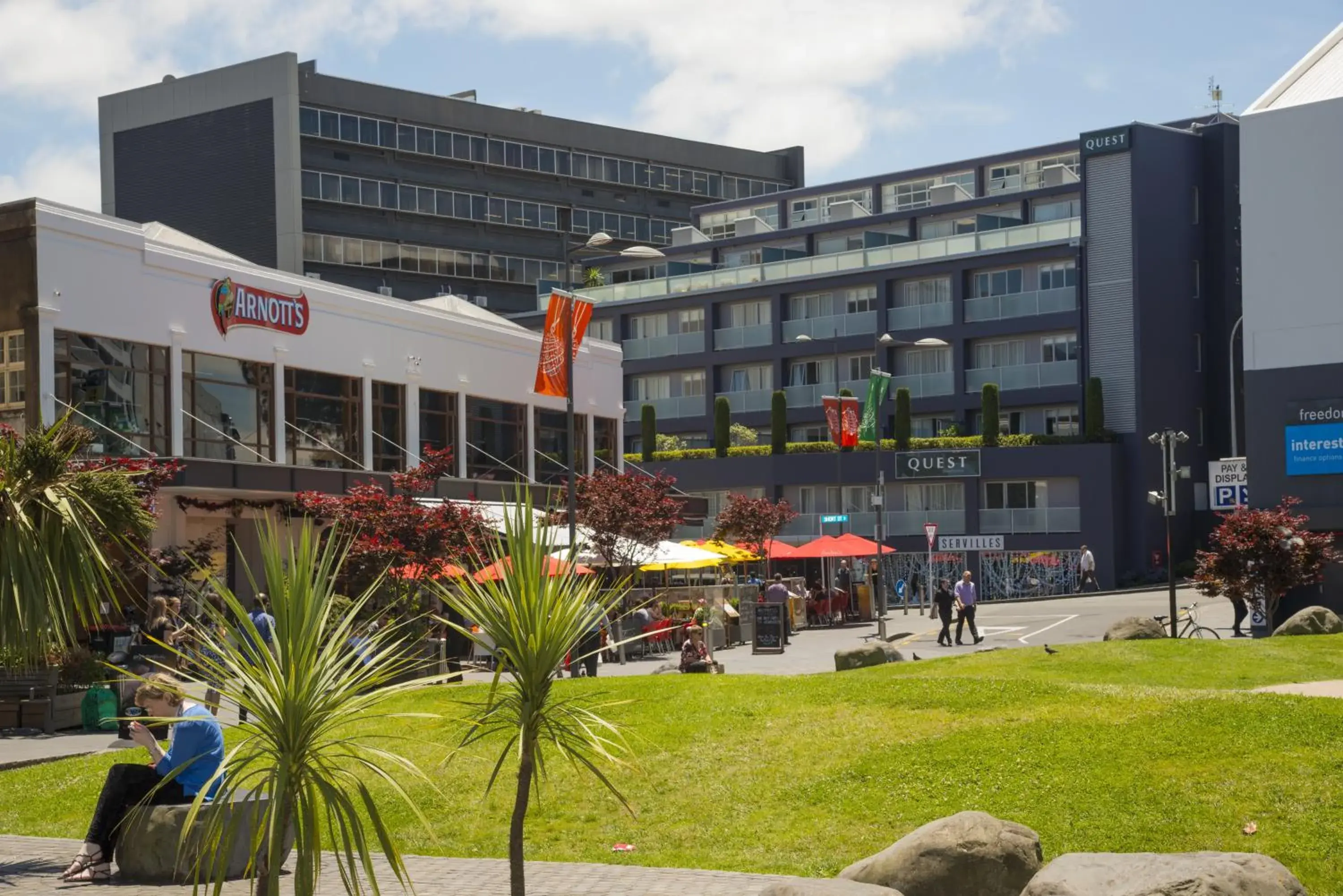 Facade/entrance in Quest Newmarket Serviced Apartments Facade/entrance in Quest Newmarket Serviced Apartments