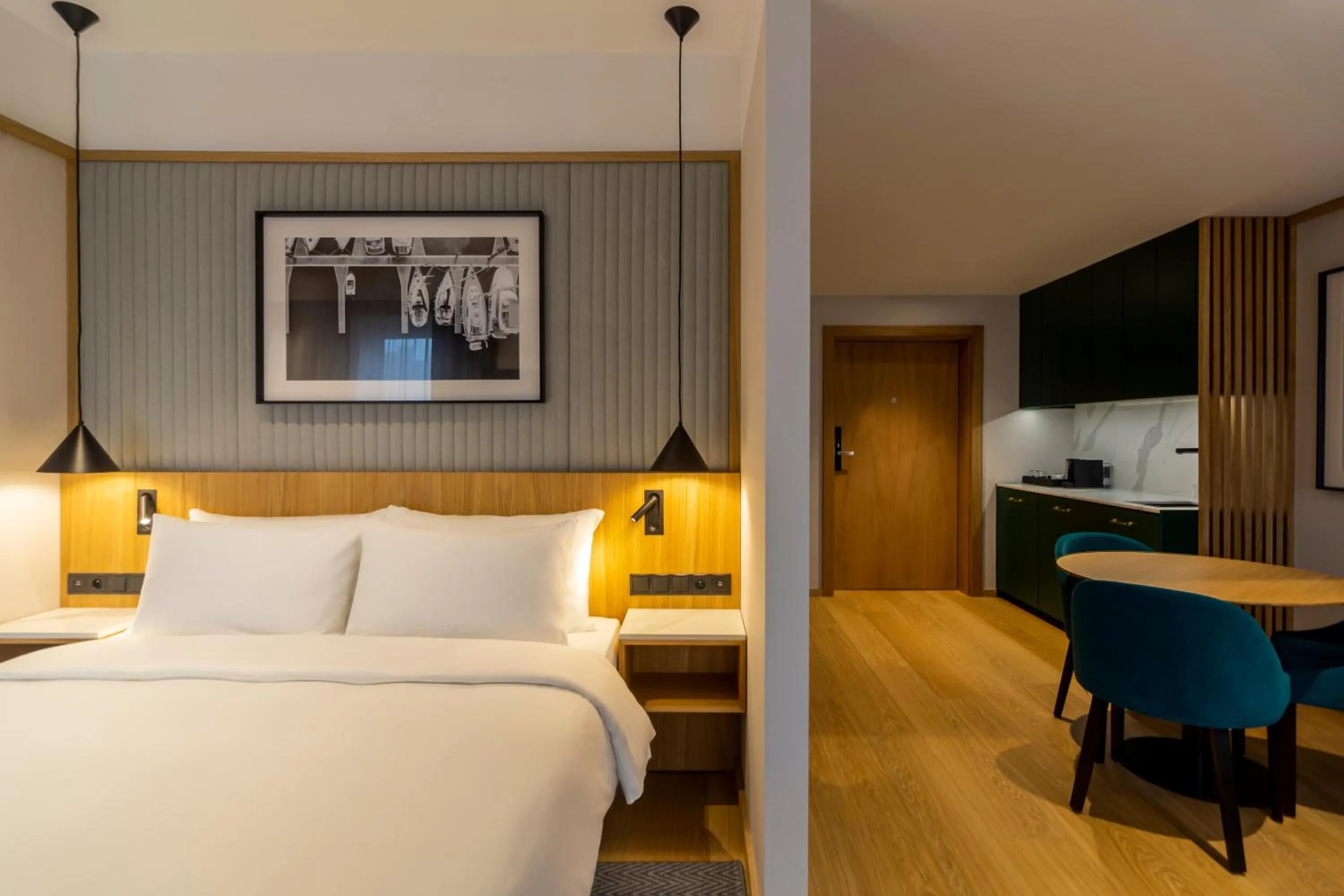 Bed in Radisson Hotel & Apartments Gdansk