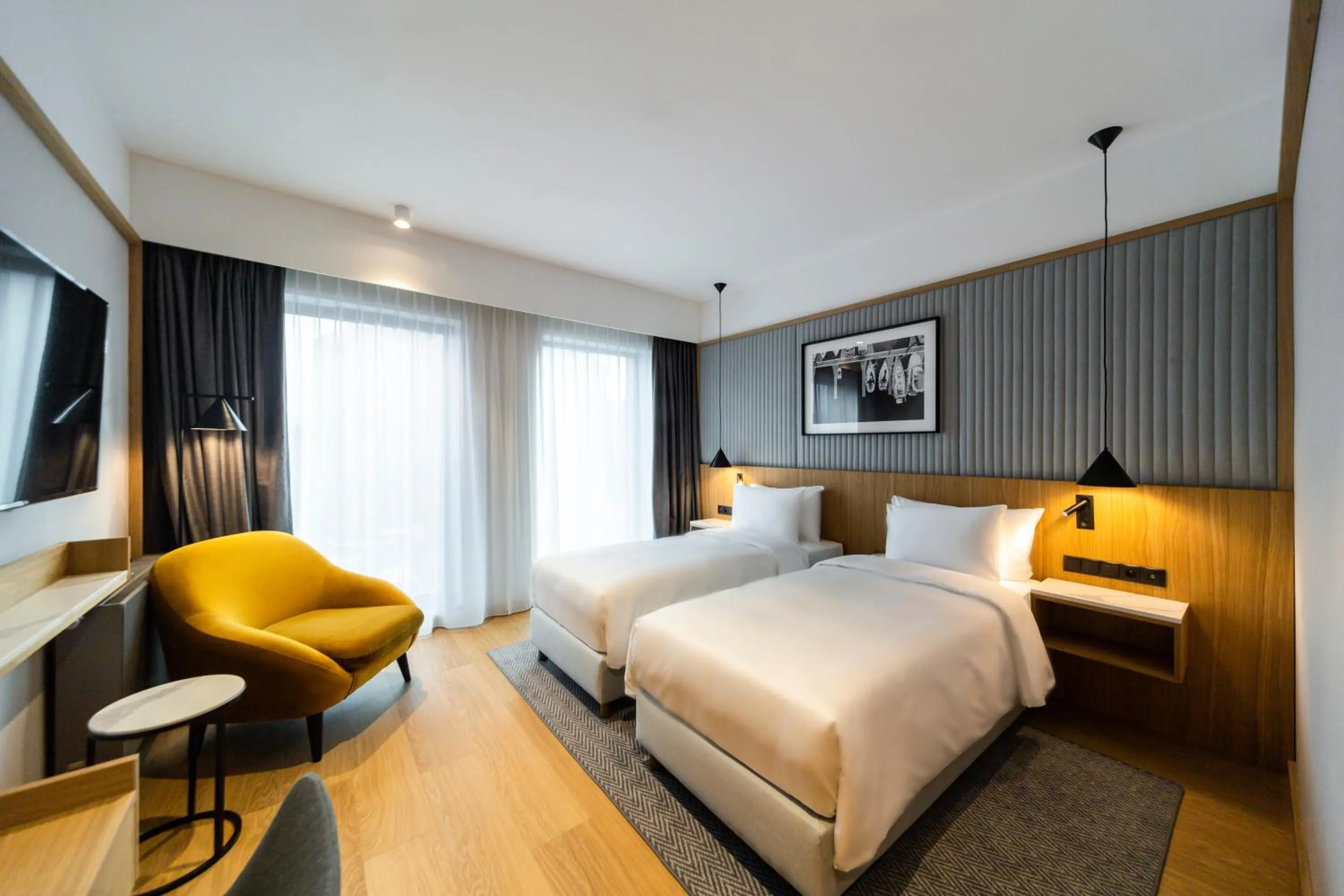 Bed in Radisson Hotel & Apartments Gdansk