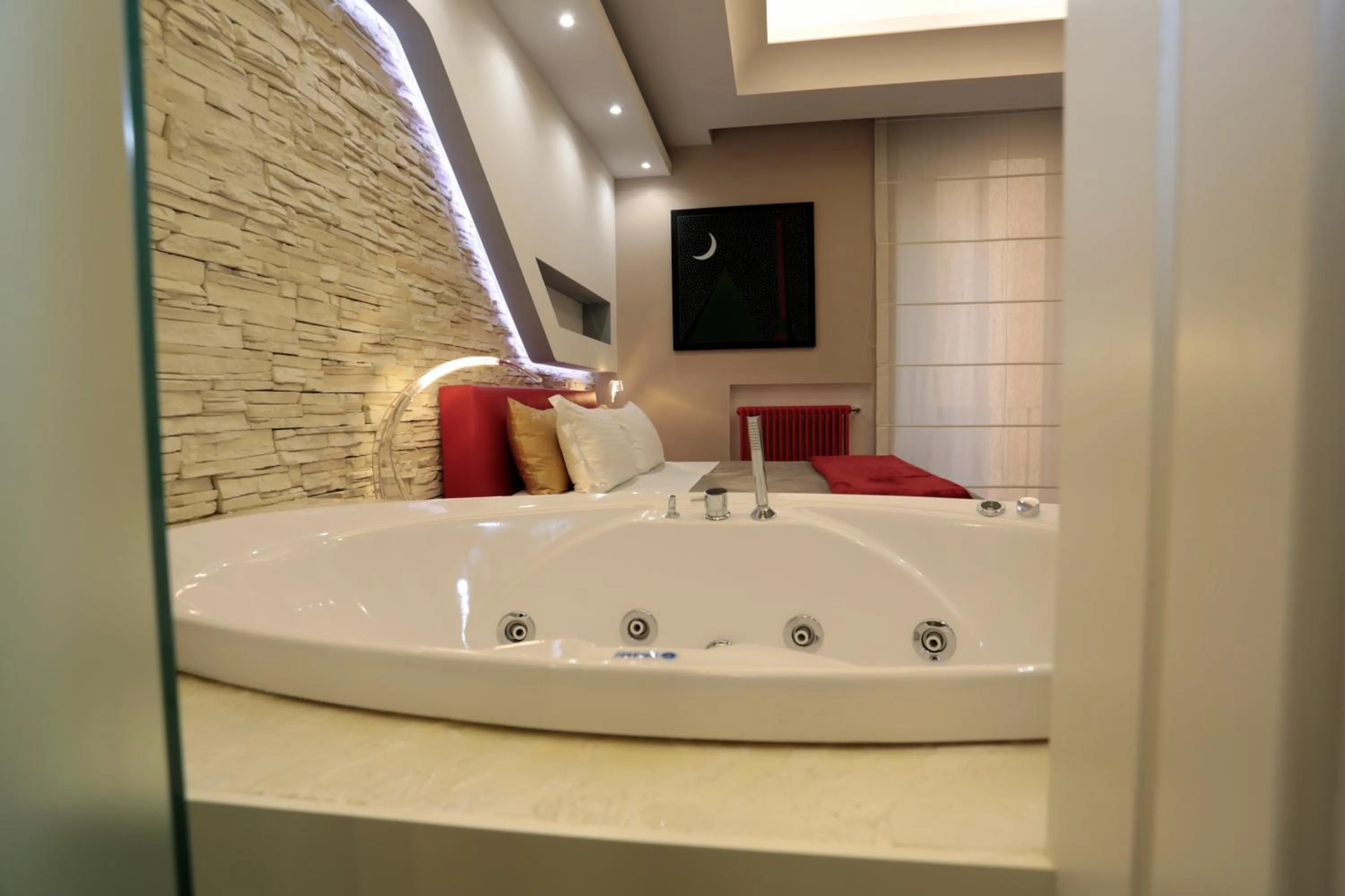 Bathroom in Luxury on the River