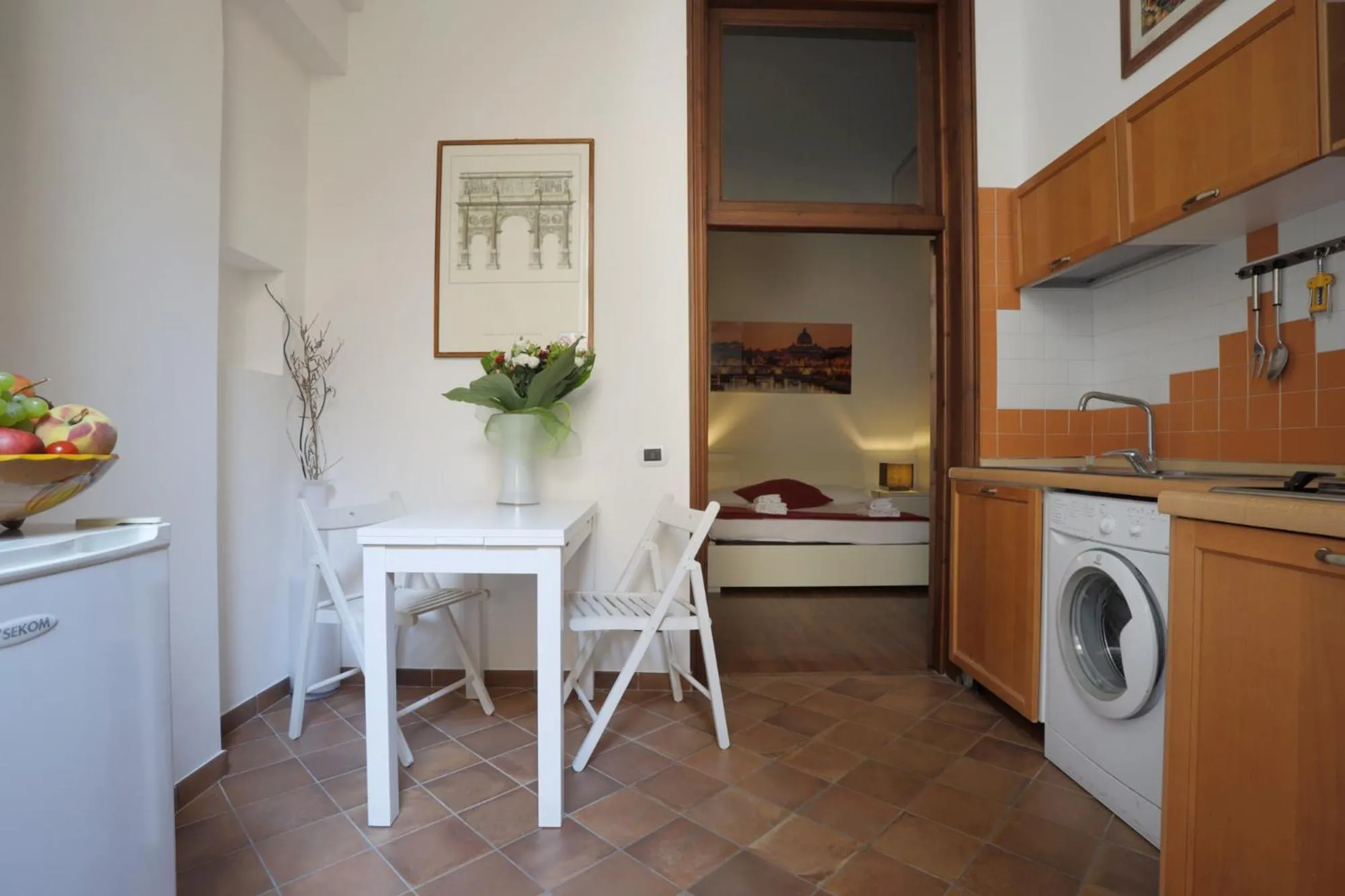 Kitchen or kitchenette in Borgo Pio 91