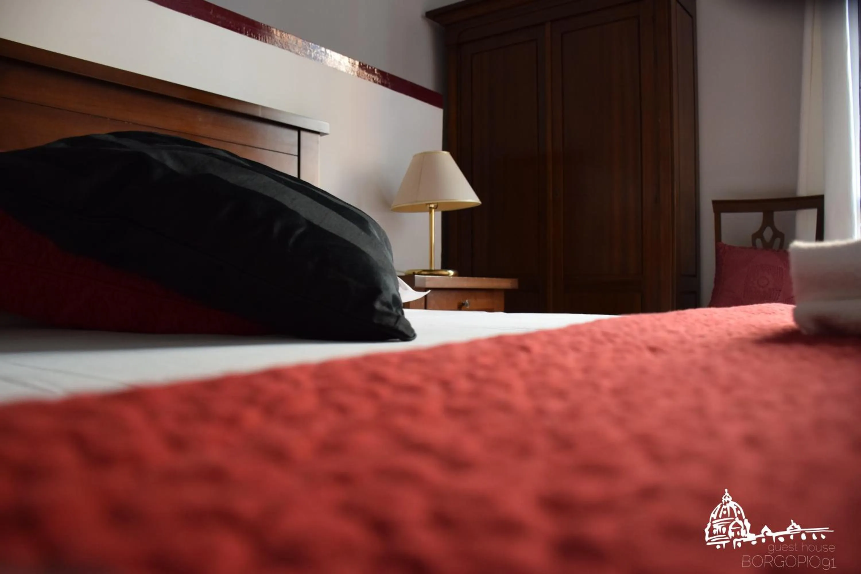 Bedroom, Bed in Borgo Pio 91