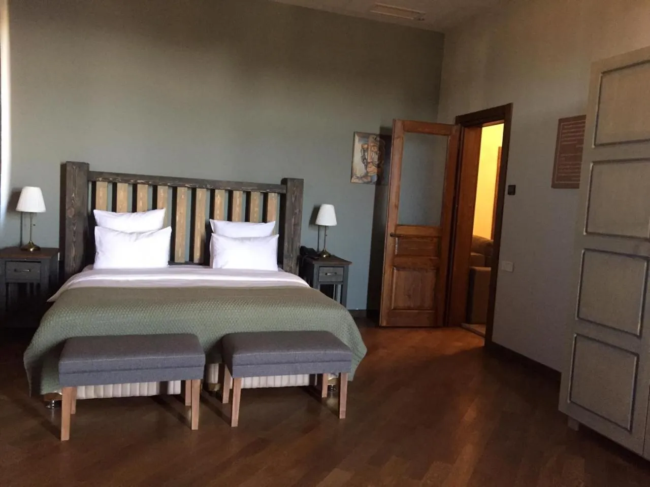 Bed in Apricot Hotel Yerevan