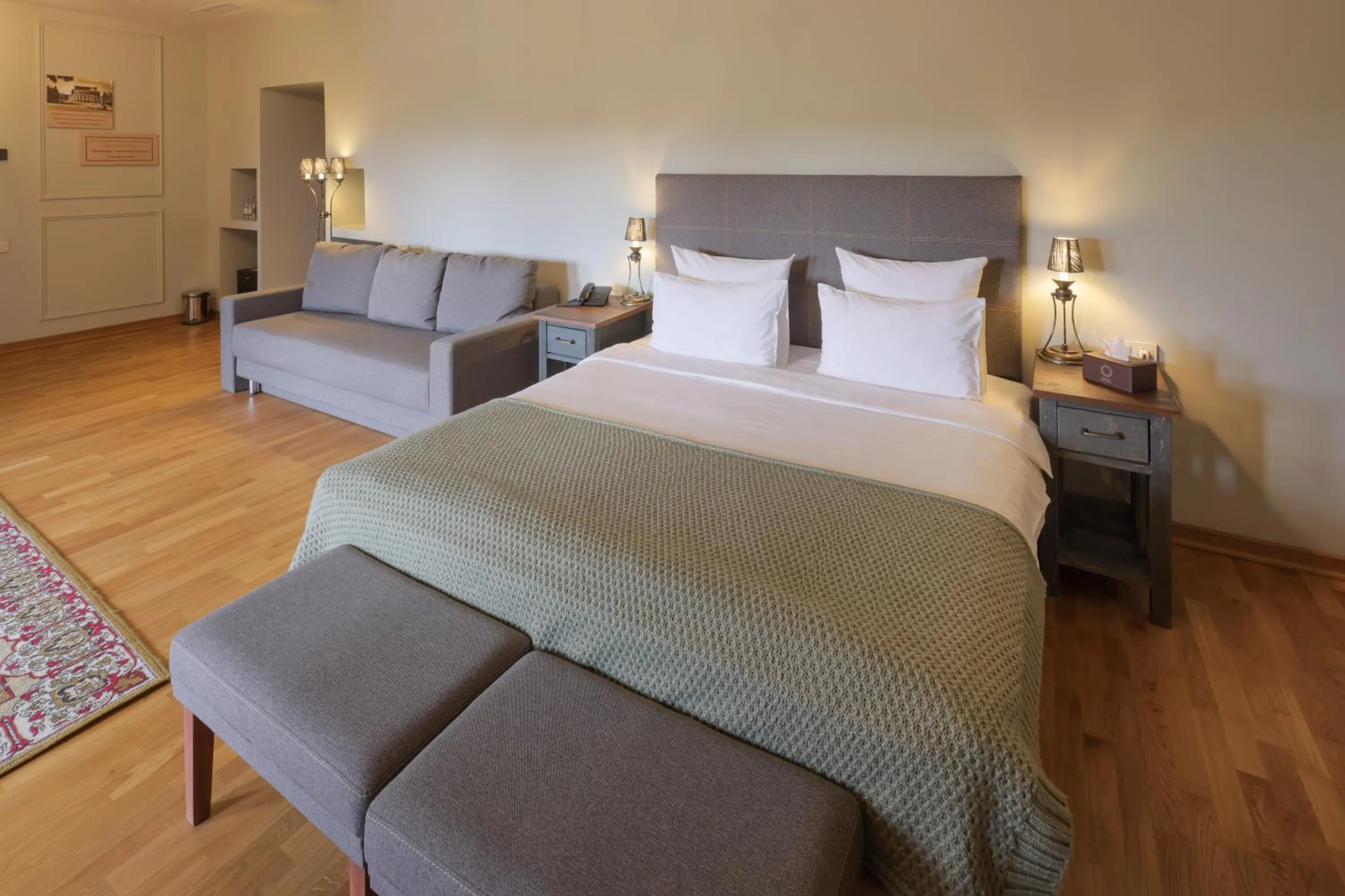 Bed in Apricot Hotel Yerevan