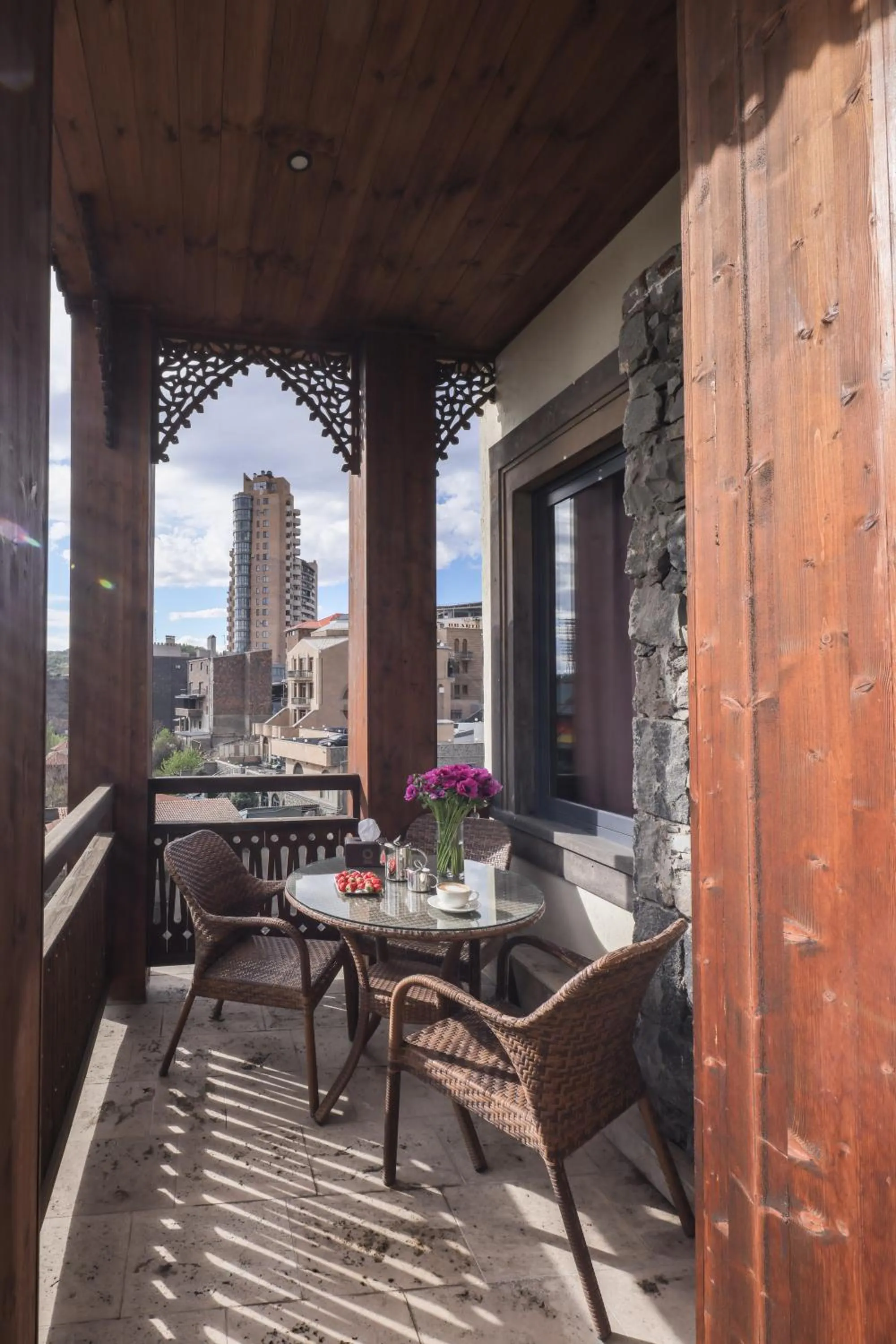 Balcony/Terrace in Apricot Hotel Yerevan