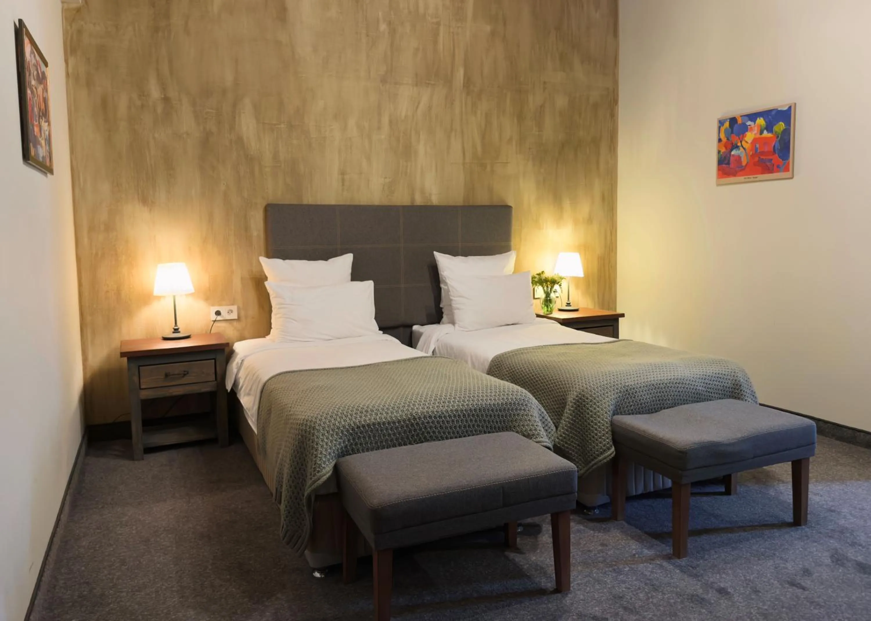 Photo of the whole room, Bed in Apricot Hotel Yerevan