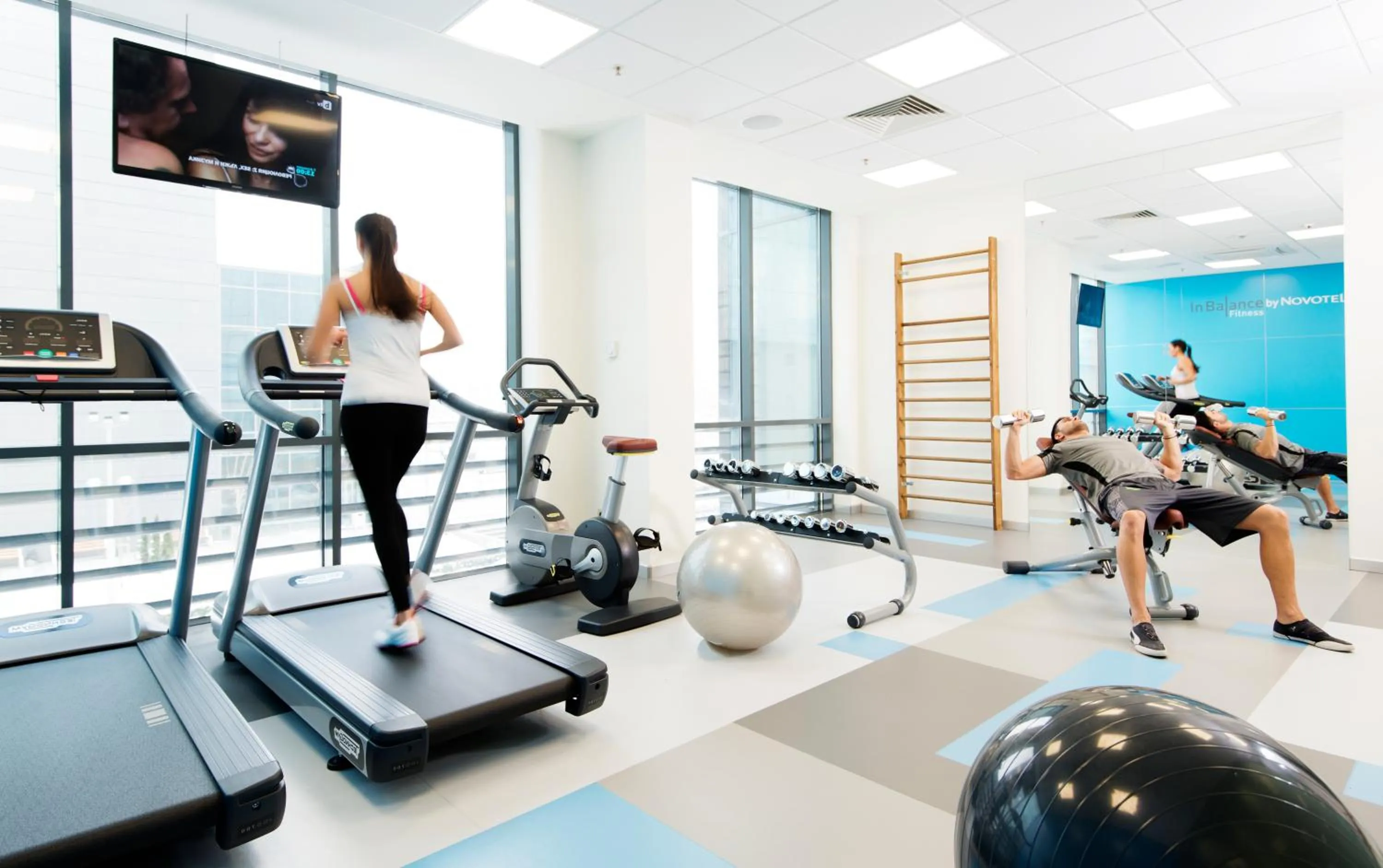 Fitness centre/facilities in Novotel Sofia