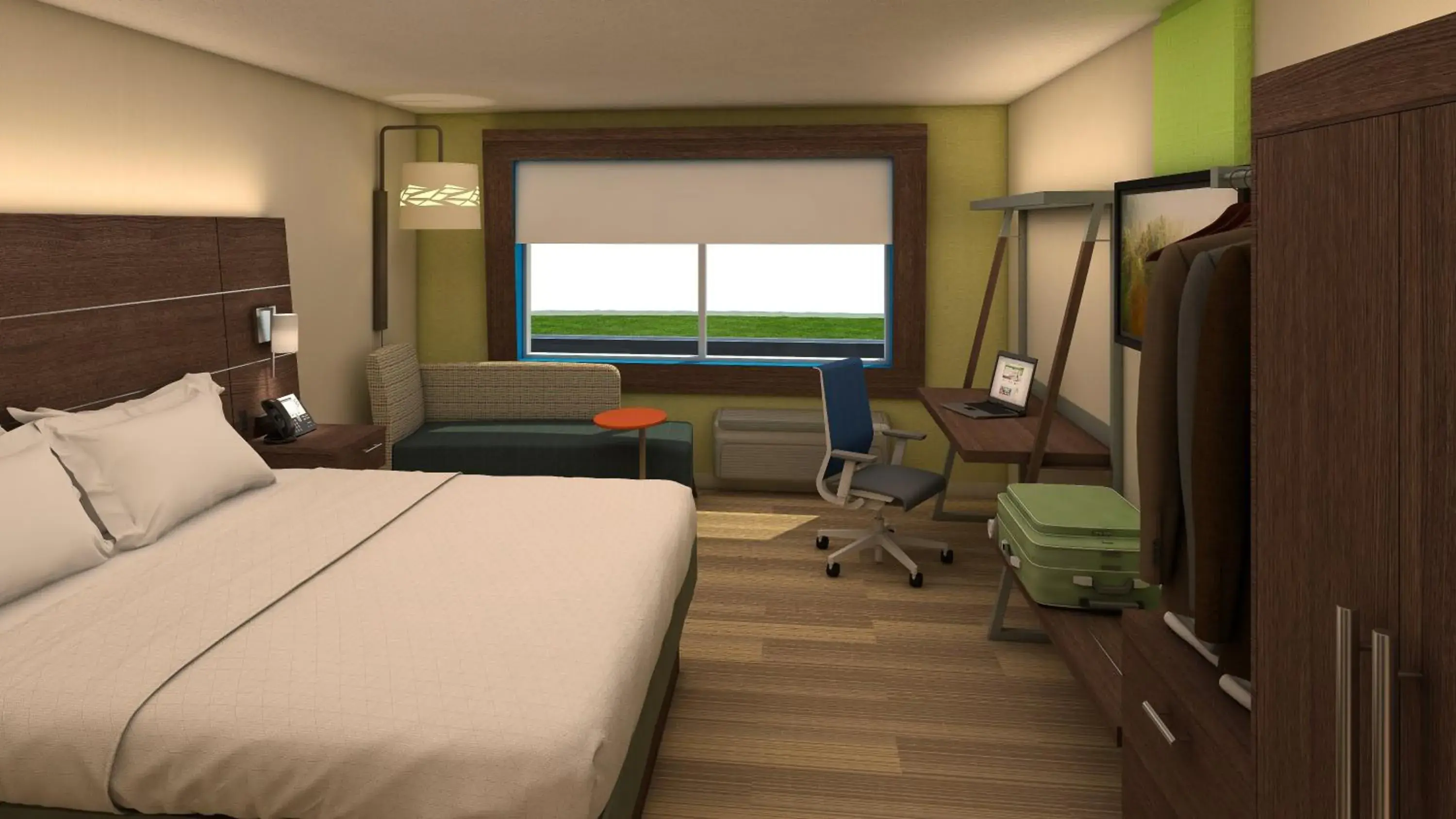 Photo of the whole room, Bed in Holiday Inn Express & Suites Warrensburg North by IHG Photo of the whole room, Bed in Holiday Inn Express & Suites Warrensburg North by IHG