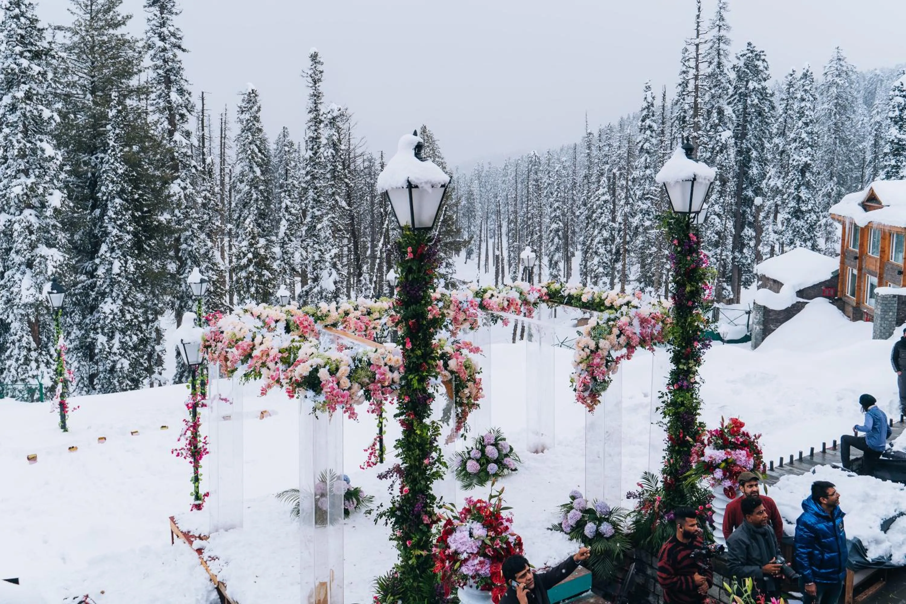 wedding in The Khyber Himalayan Resort & Spa
