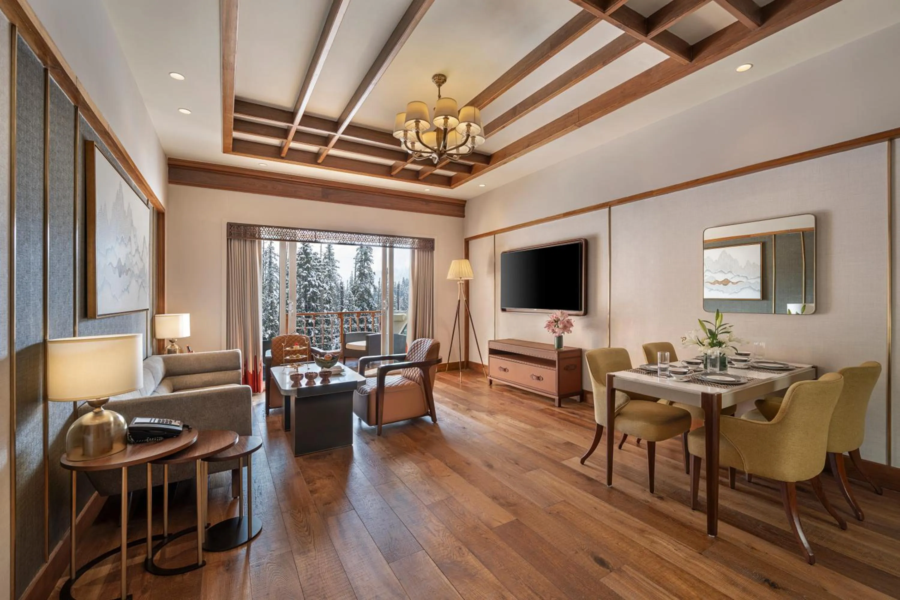 TV and multimedia in The Khyber Himalayan Resort & Spa