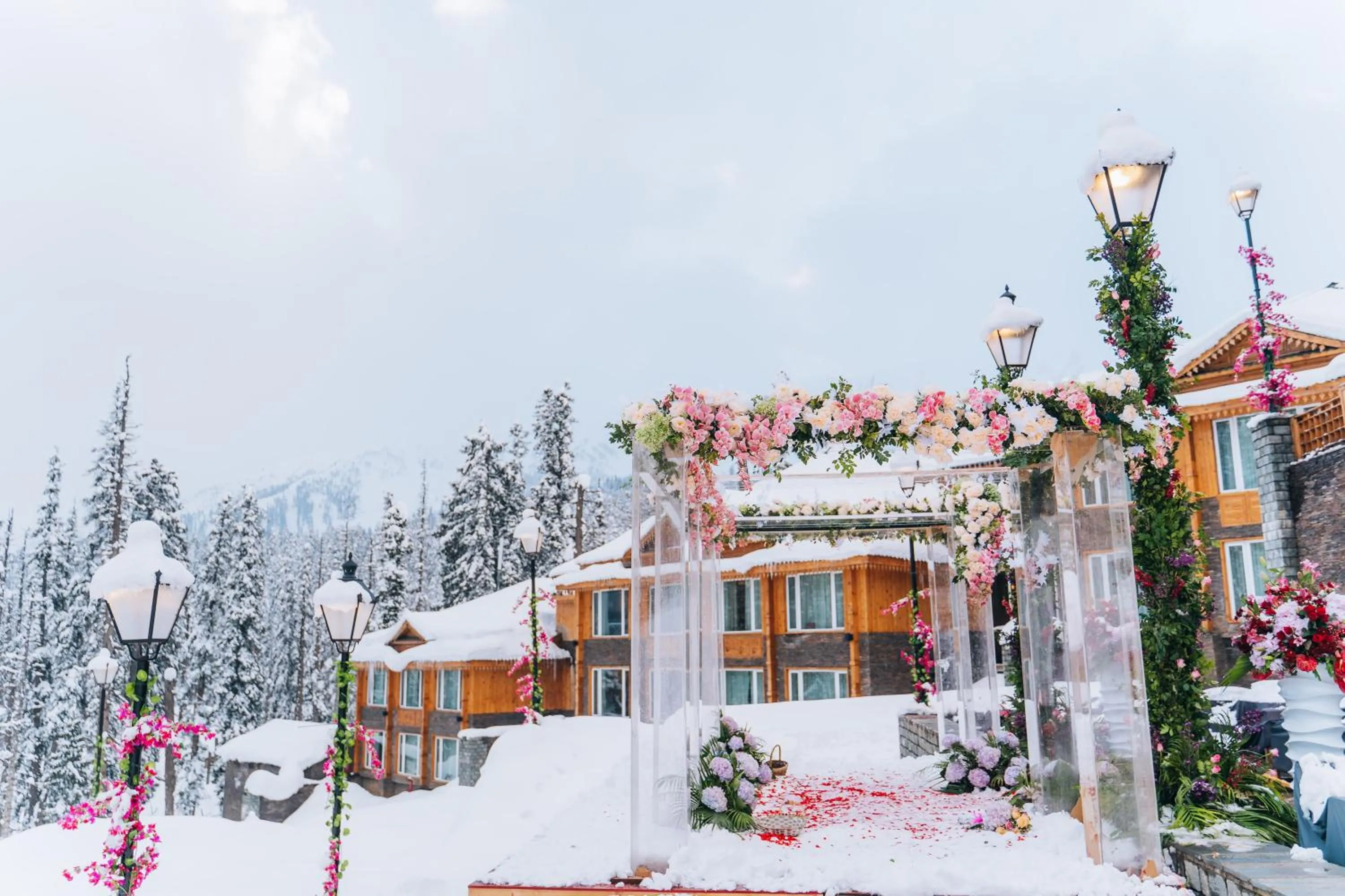 wedding in The Khyber Himalayan Resort & Spa