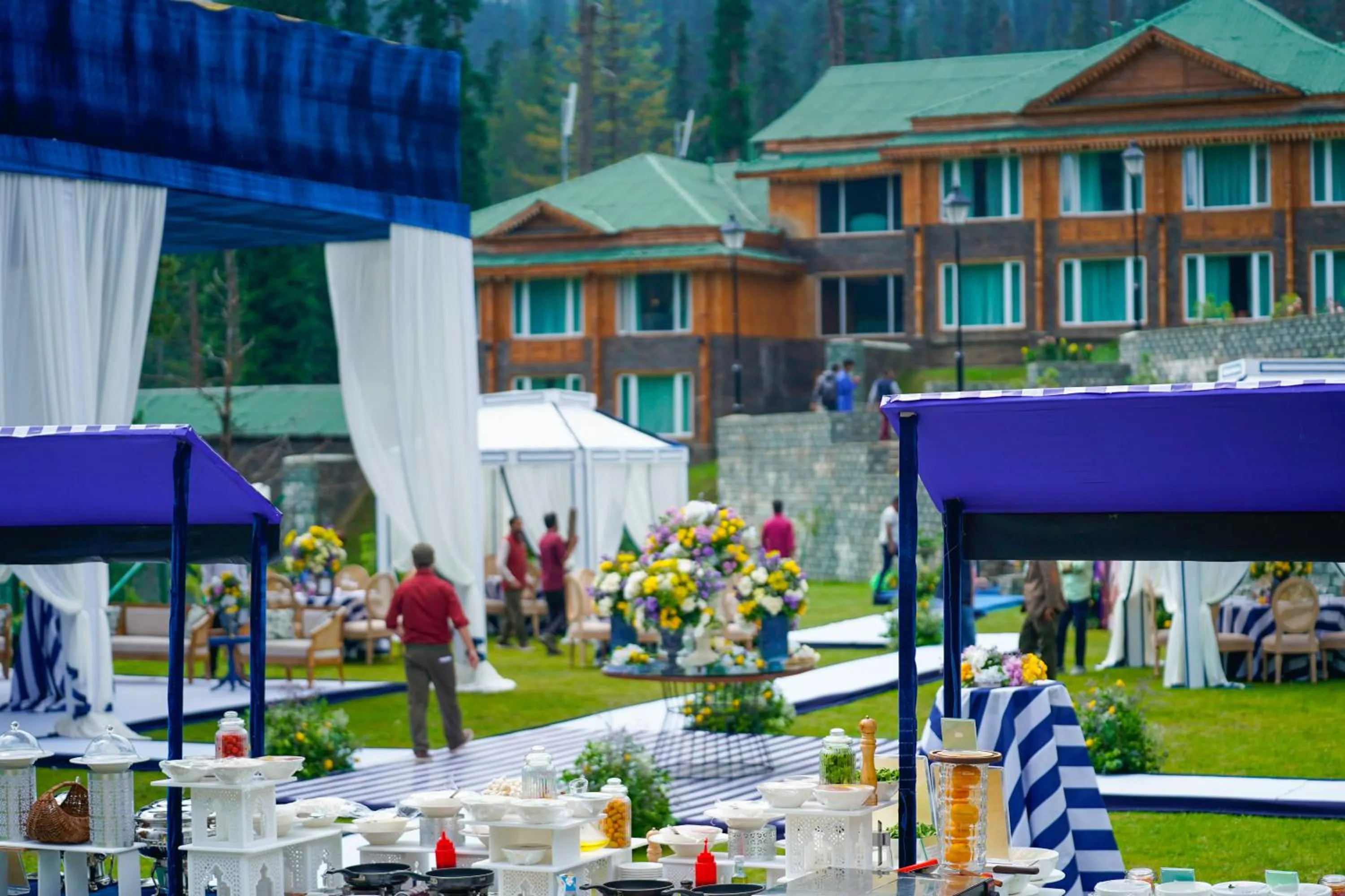 Garden in The Khyber Himalayan Resort & Spa